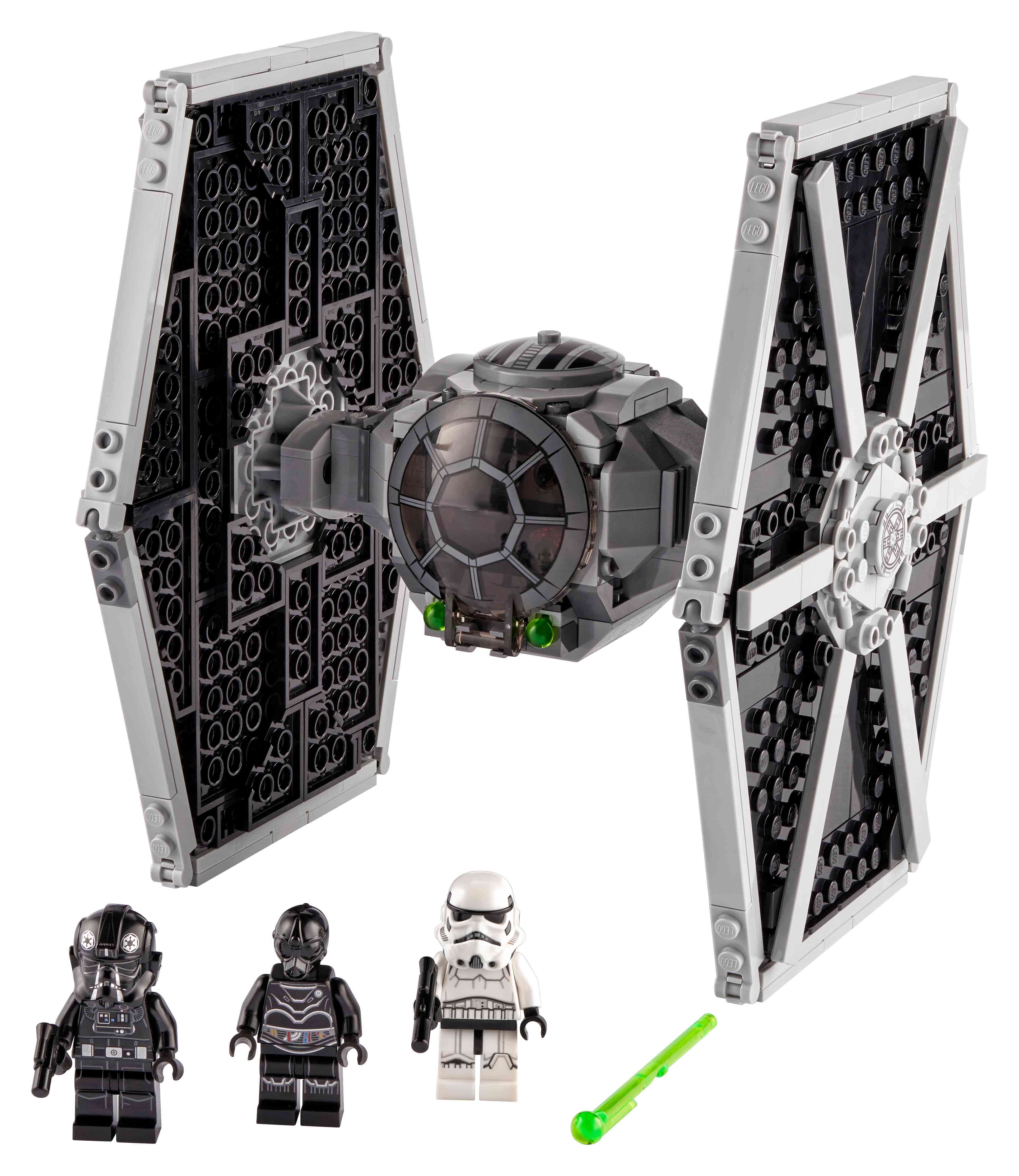 LEGO 75300 Star Wars Imperial TIE Fighter, Sturmtruppler, Pilot, Protokolldroide
