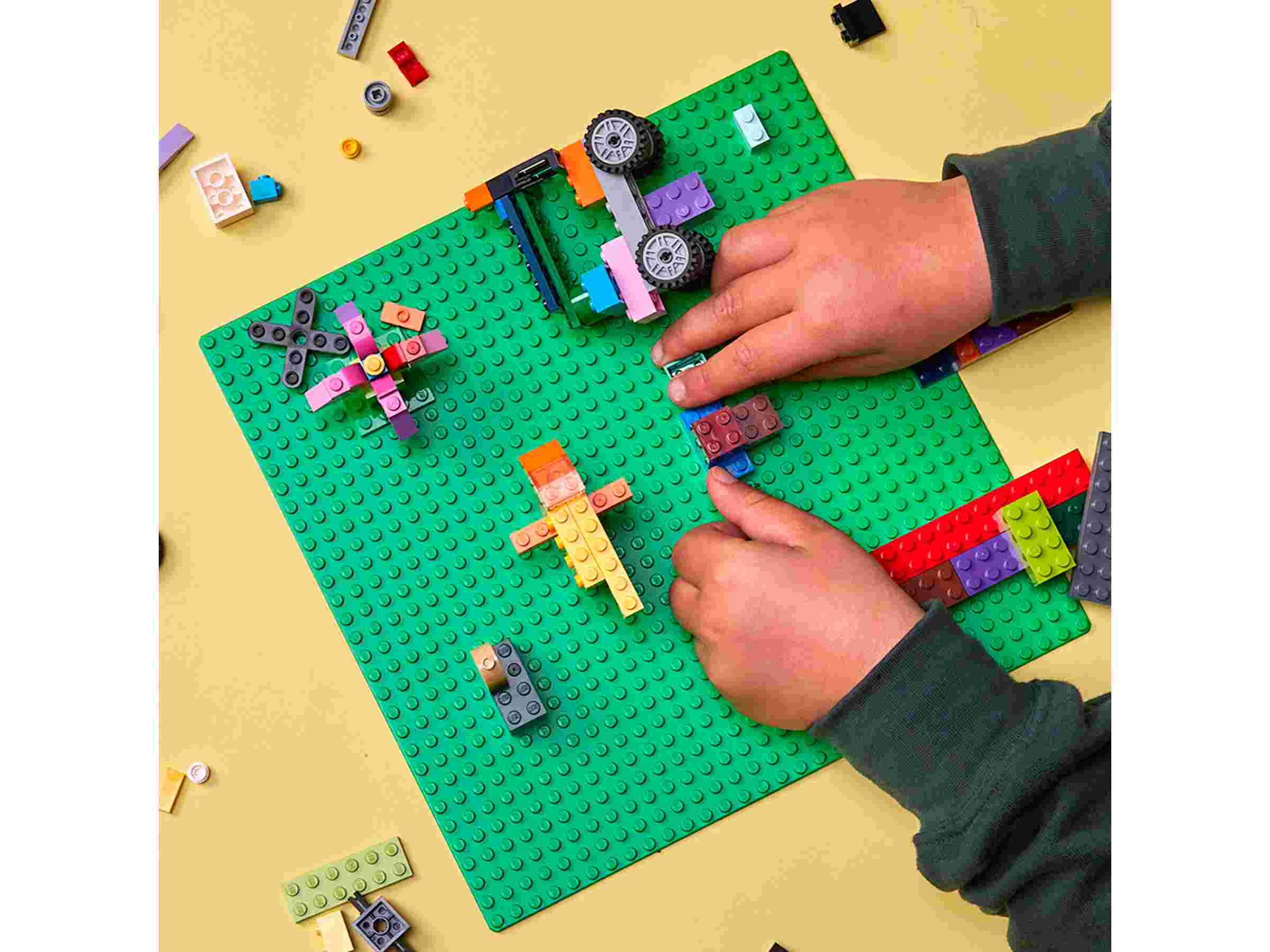 LEGO 11023 Classic Grüne Bauplatte, quadratische Grundplatte mit 32x32 Noppen