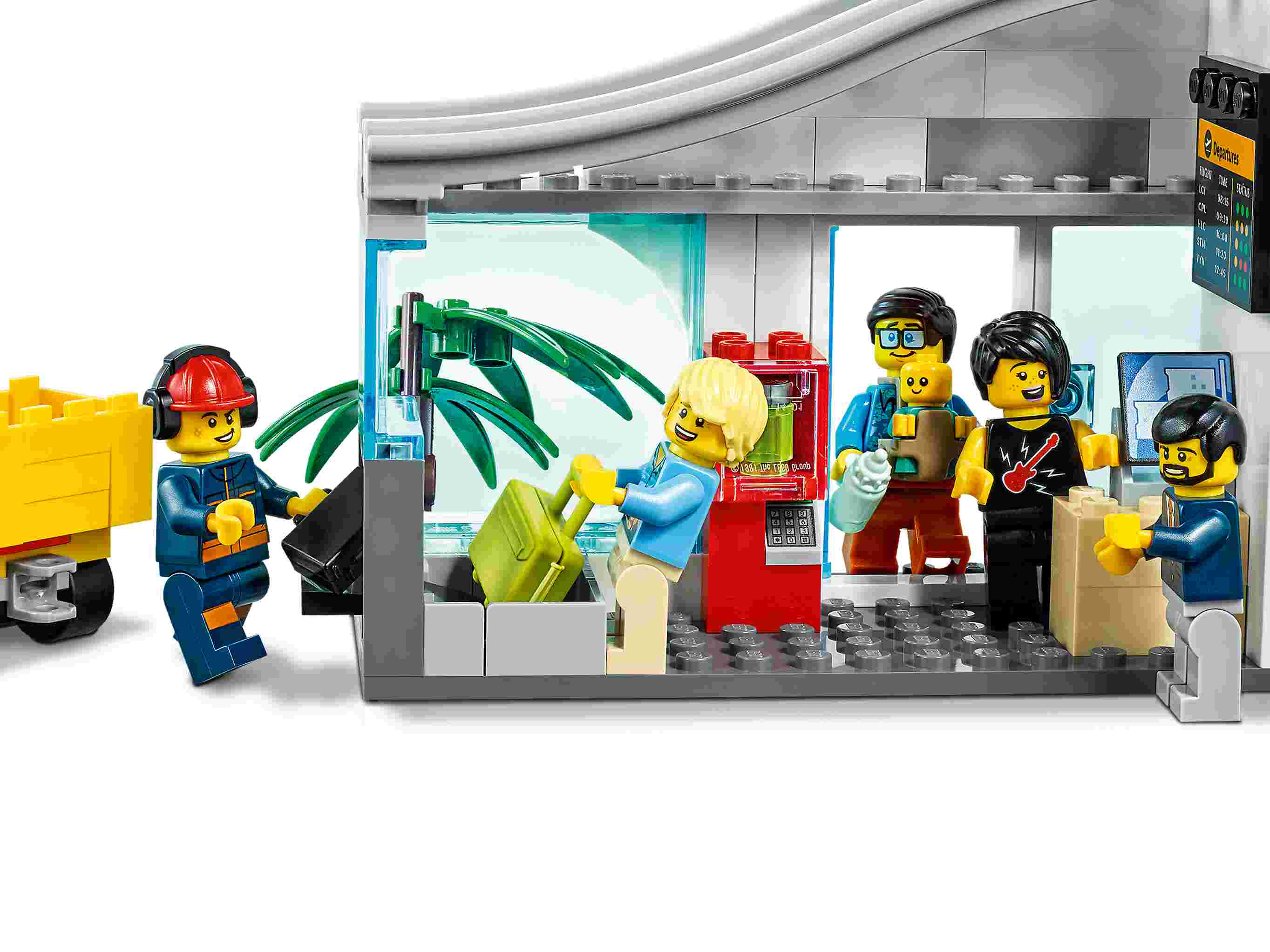 LEGO 60262 City Passagierflugzeug mit Flughafenterminal und LKW