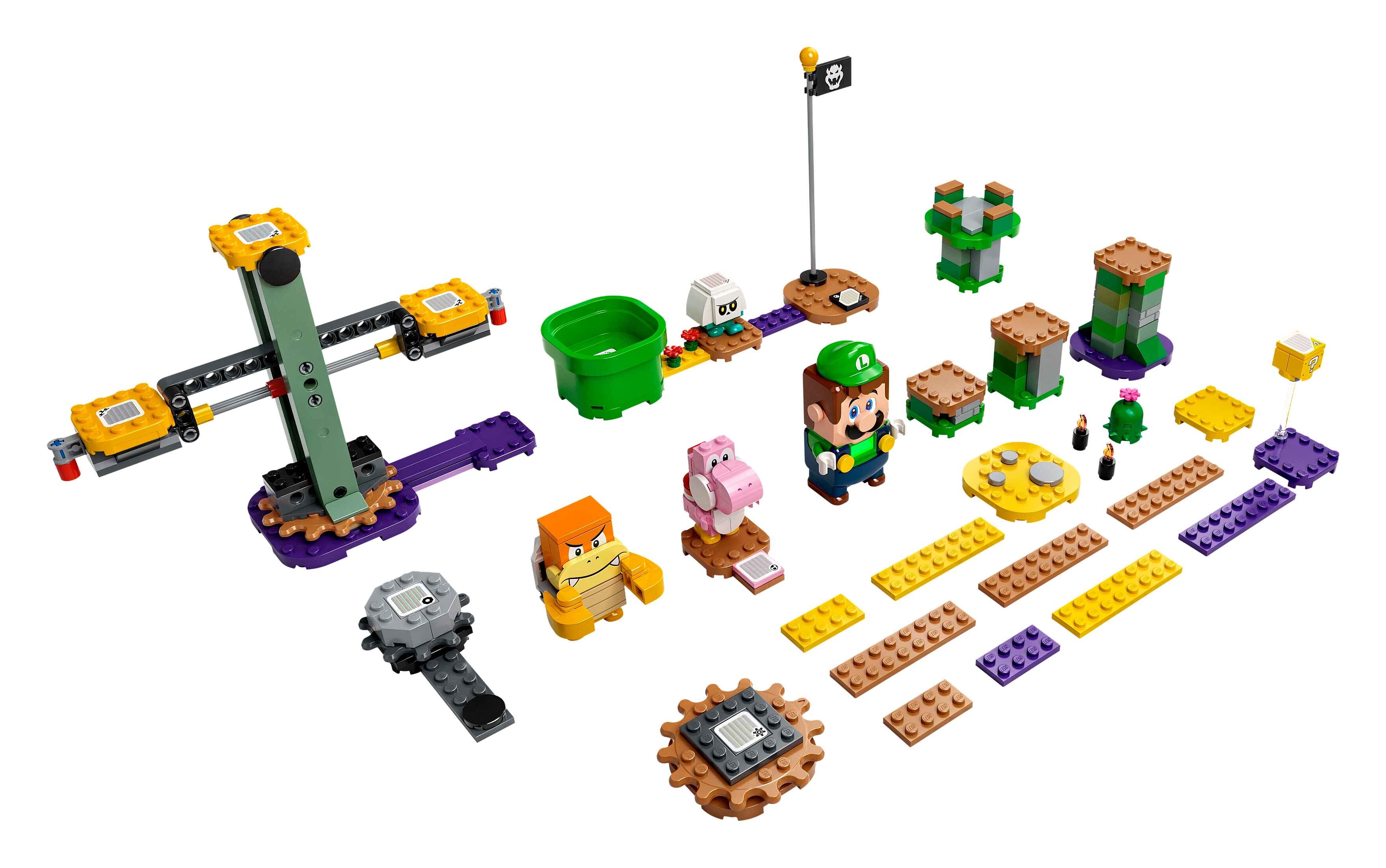 LEGO 71387 Super Mario Abenteuer mit Luigi – Starterset, 1 interaktiven Figur