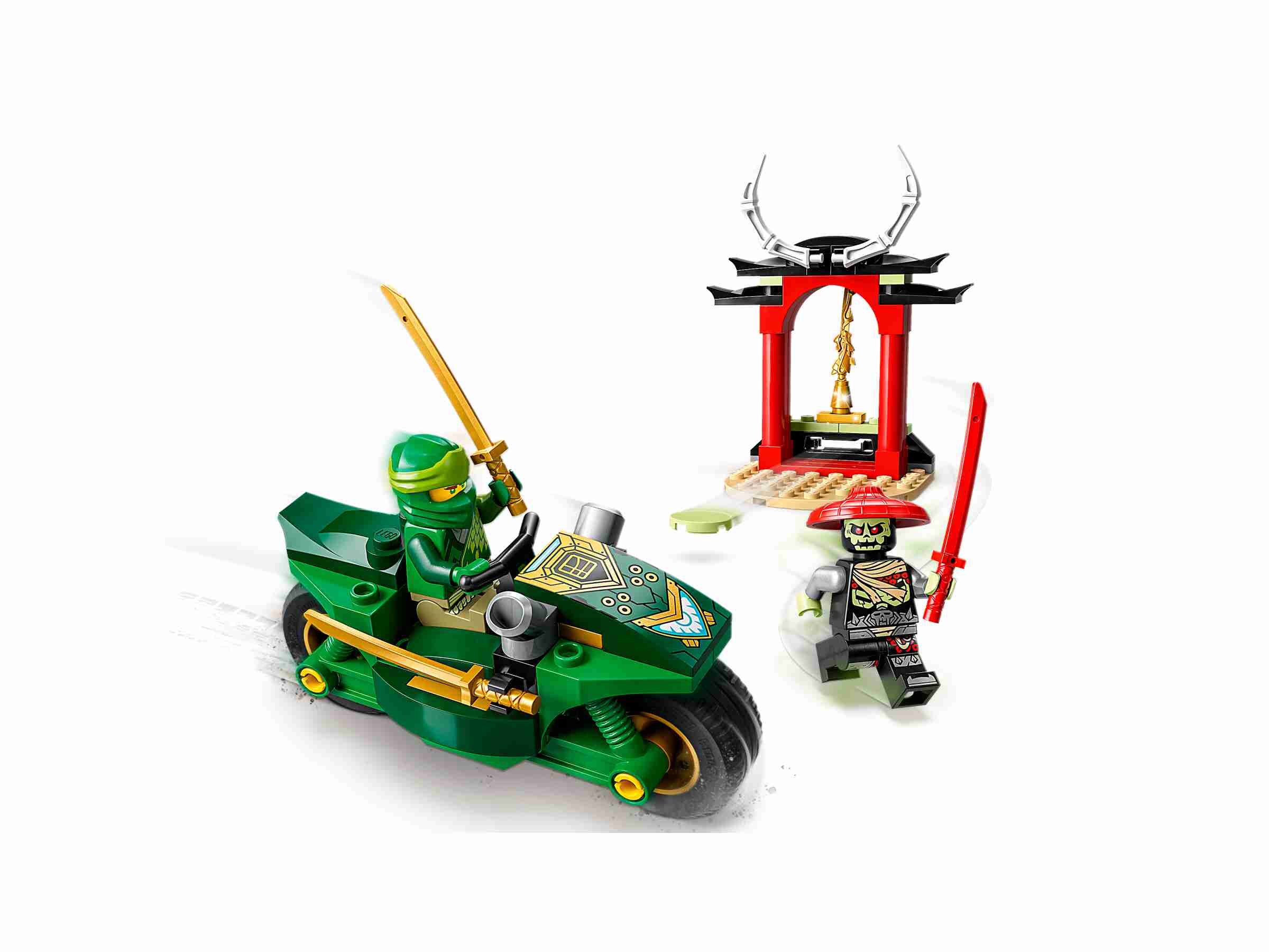 LEGO 71788 NINJAGO Lloyds Ninja-Motorrad, Lloyd, Skelett-Krieger, Skelett-Tempel