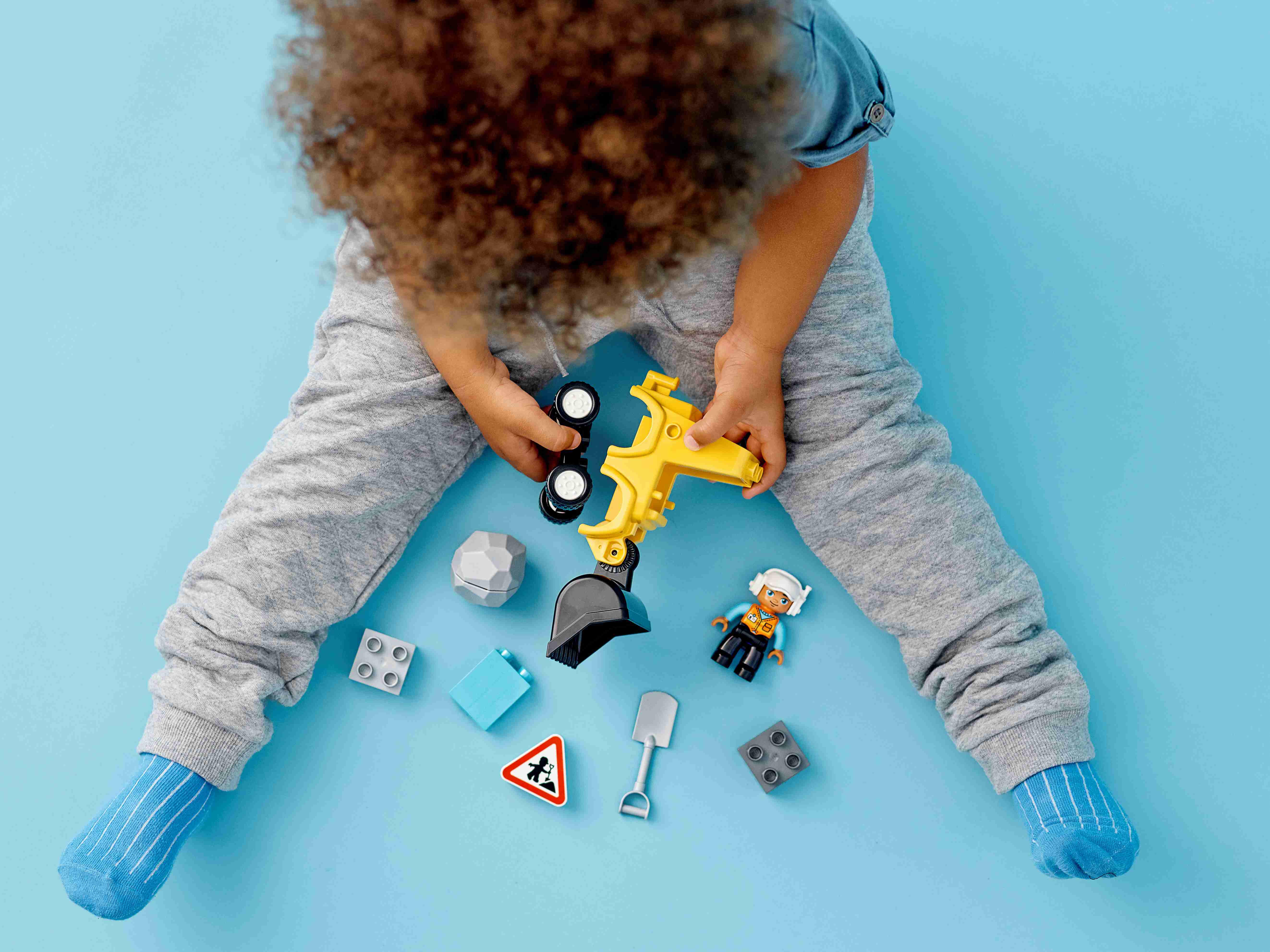 LEGO 10930 DUPLO Radlader, Spielzeug-Set mit Baufahrzeug