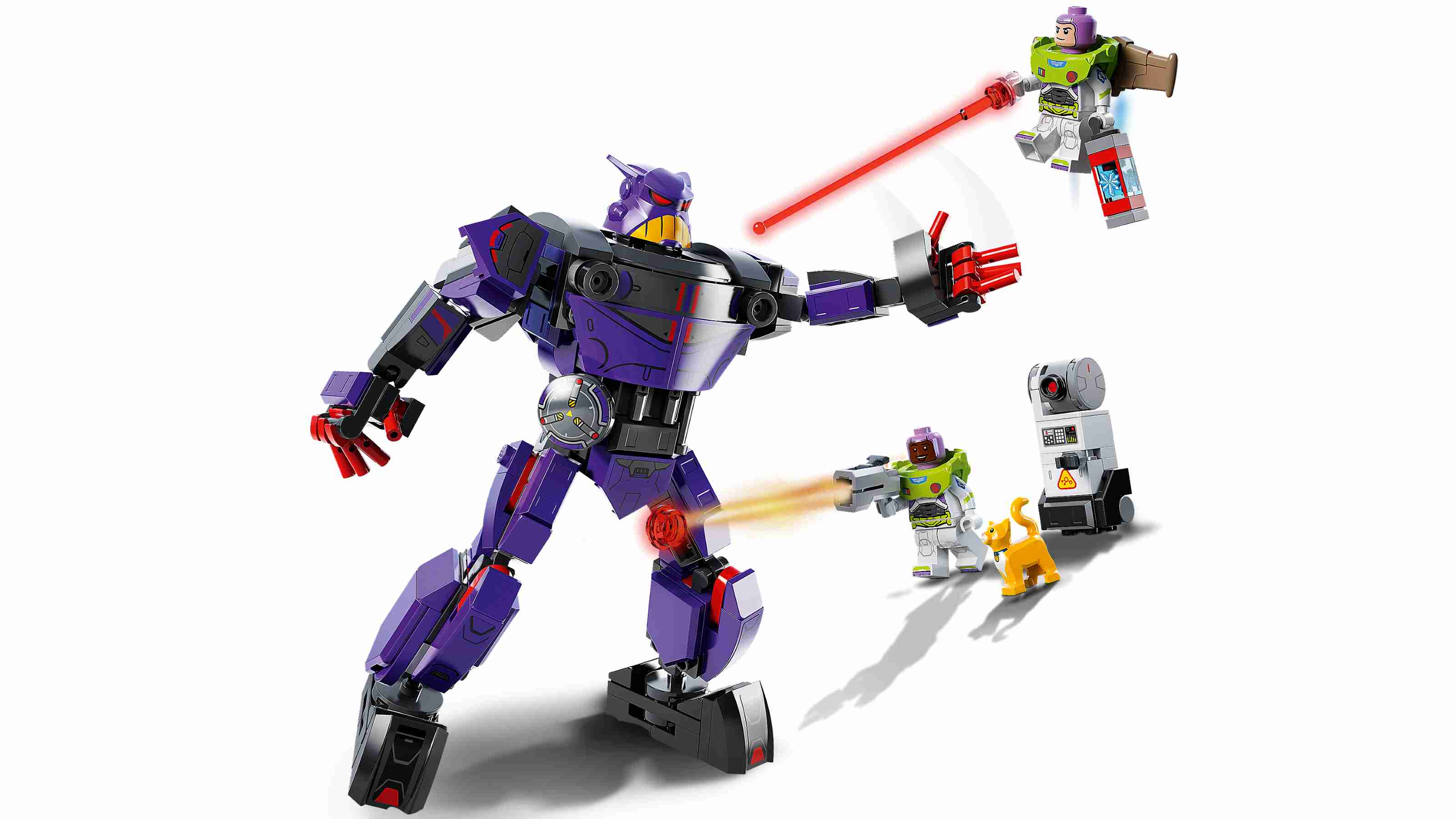 LEGO 76831 Disney and Pixar’s Lightyear Duell mit Zurg, Mech-Action-Figur u Buzz