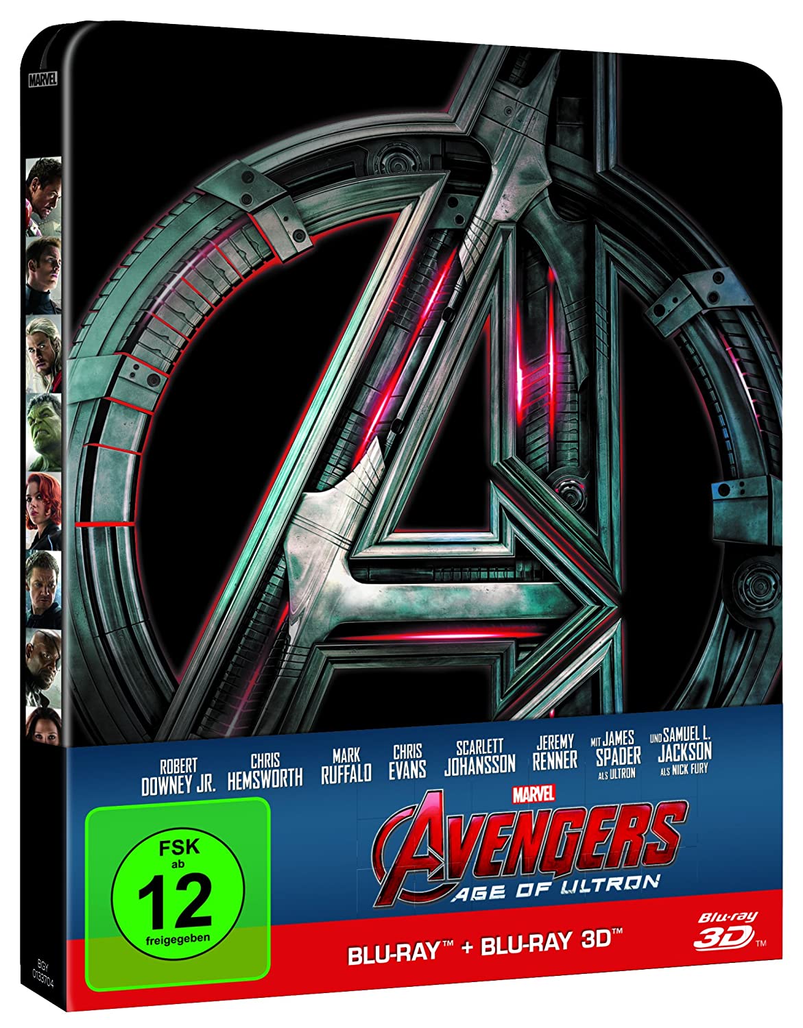 Avengers: Age of Ultron - Limited Steelbook Edition + Blu-ray 3D