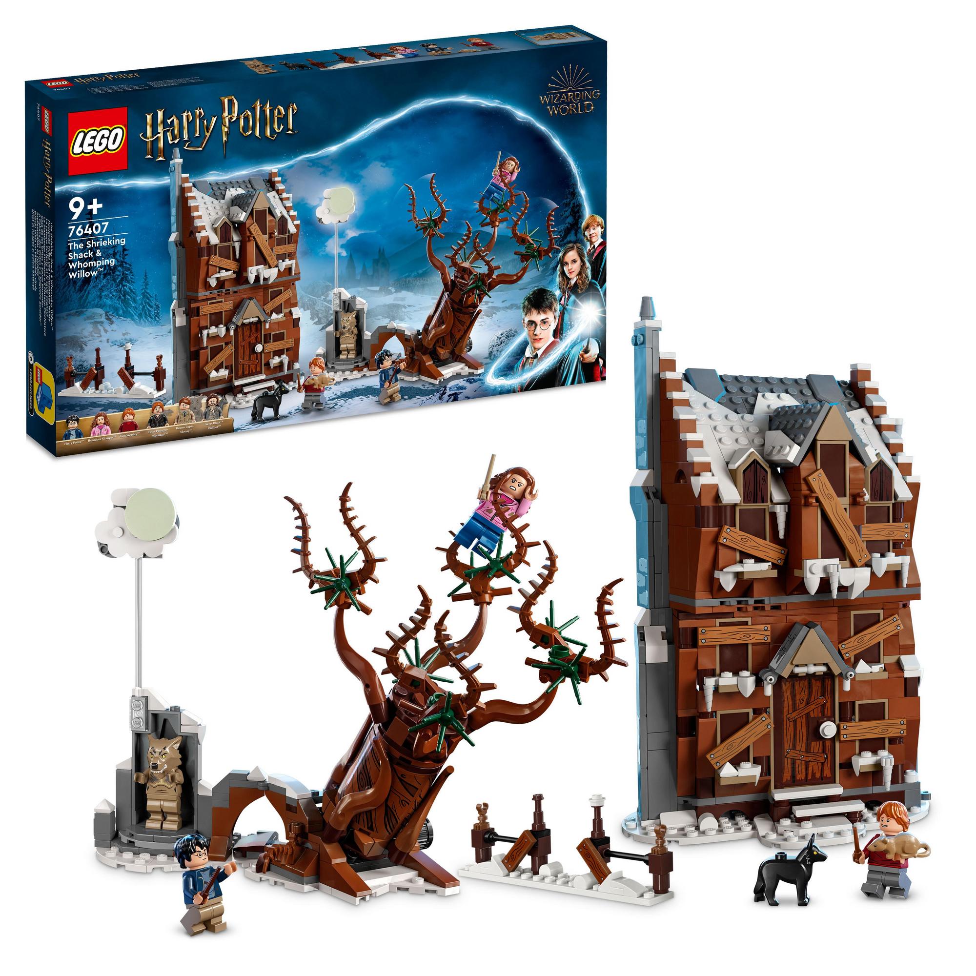 LEGO 76407 Harry Potter Heulende Hütte und Peitschende Weide mit 6 Minifiguren