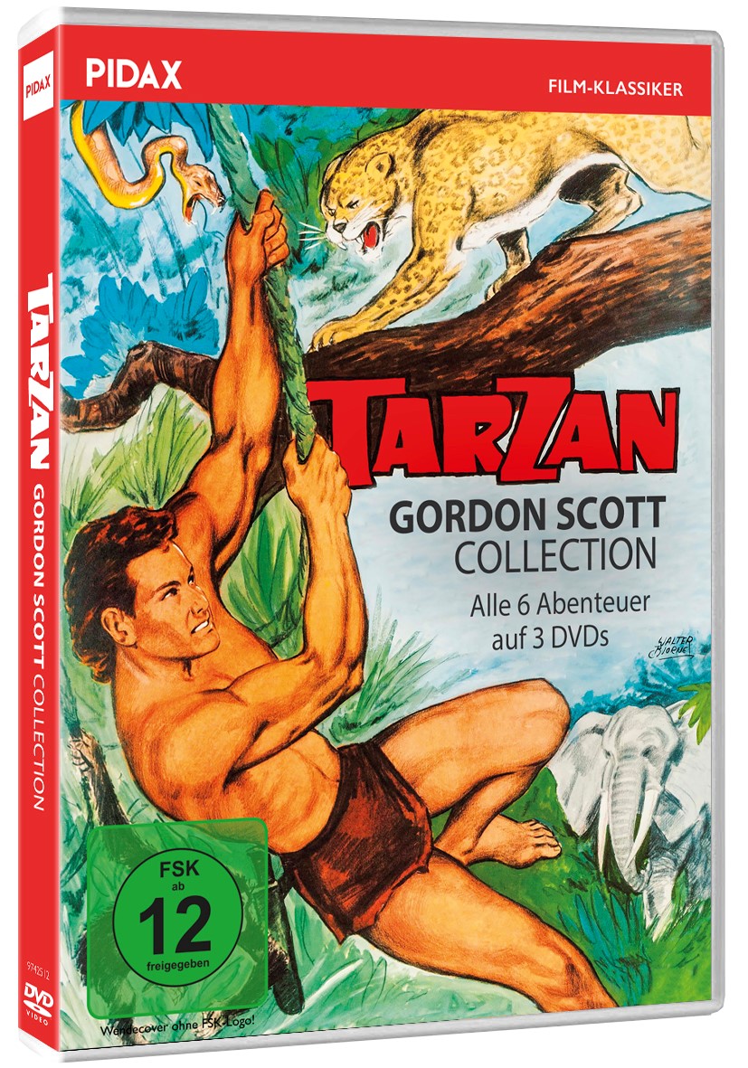 Tarzan - Gordon Scott Collection - alle 6 Abenteuer