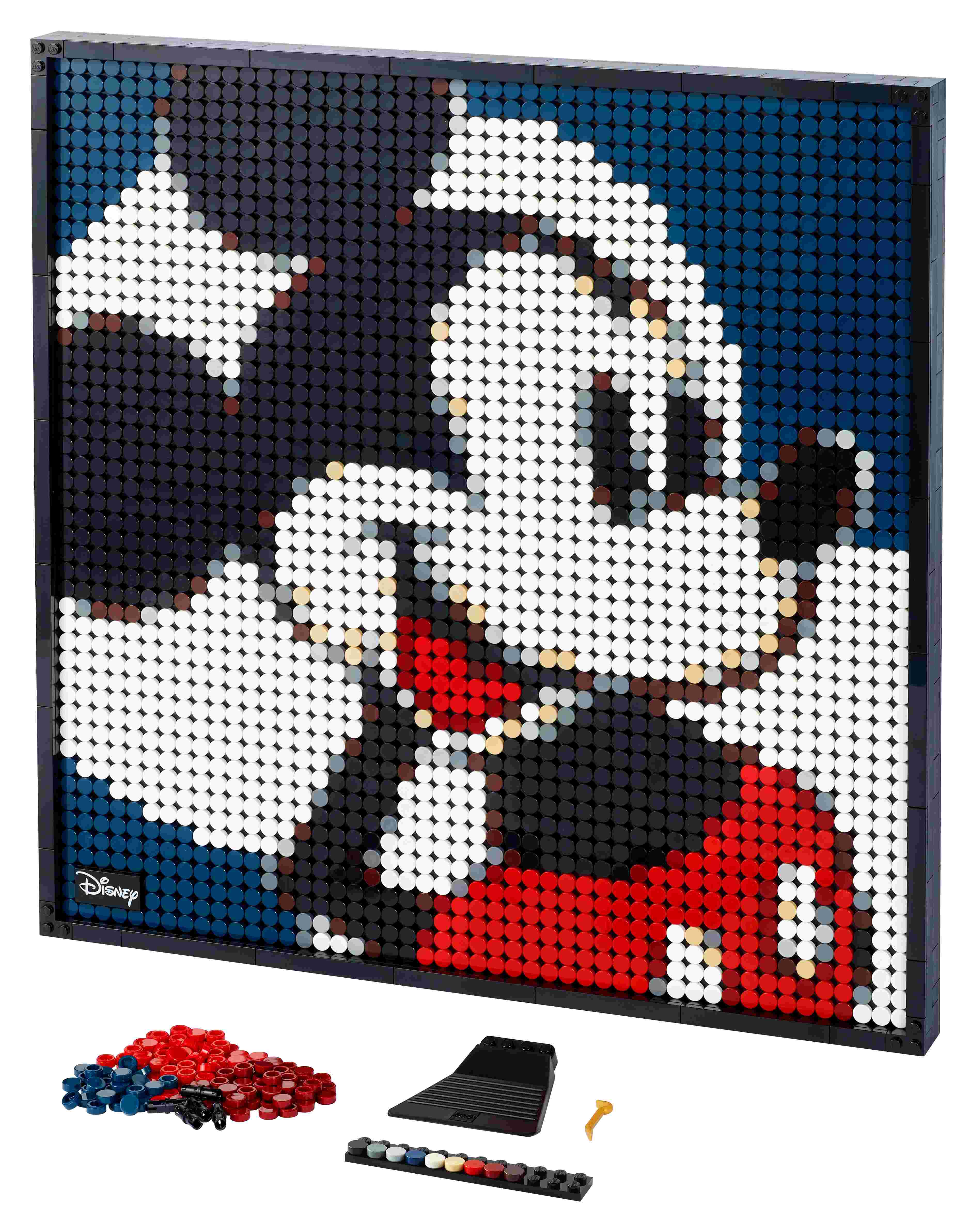 LEGO 31202 Art Disneys Mickey Mouse Set, Poster, Wanddekoration Disney