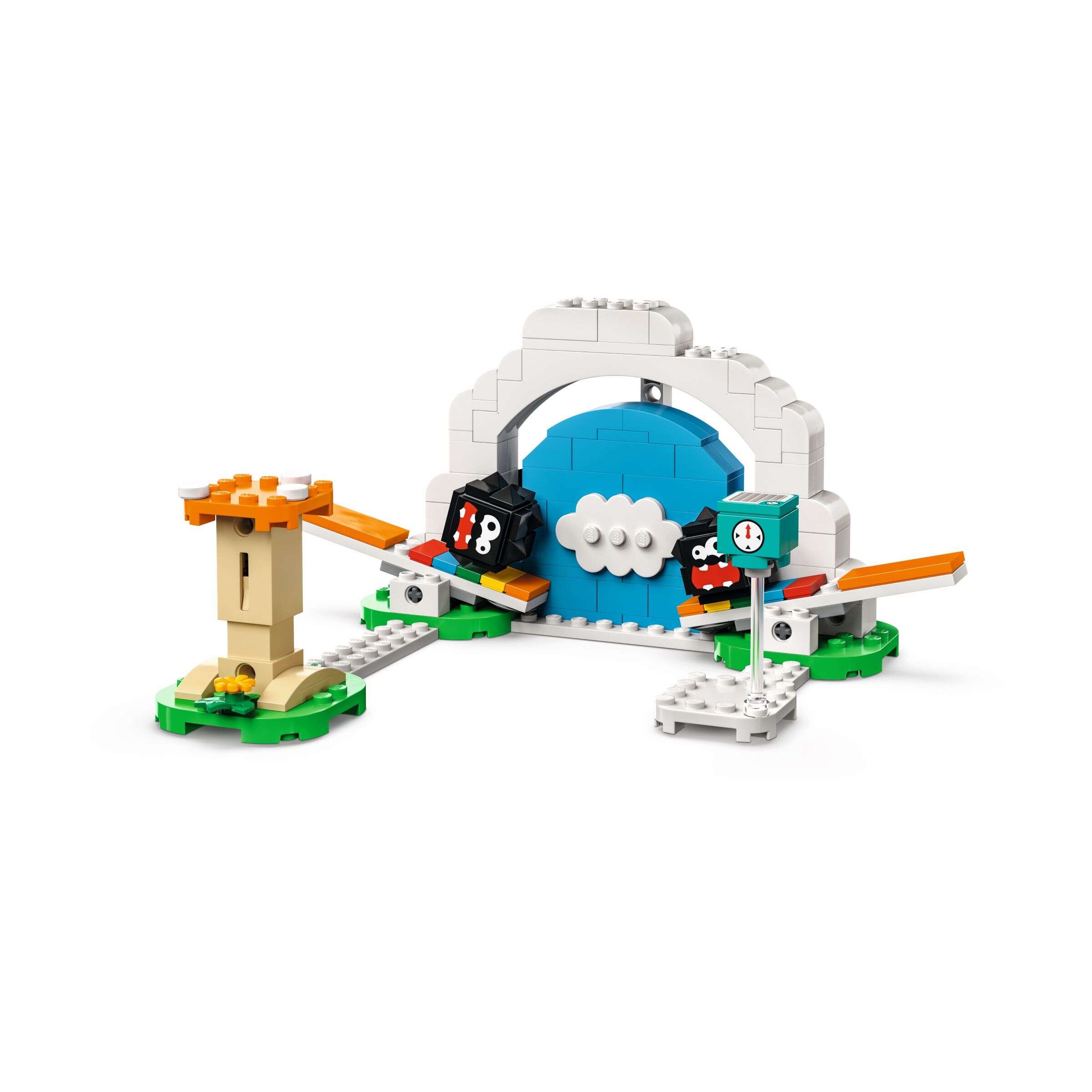 LEGO 71405 Super Mario Fuzzy-Flipper – Erweiterungsset, Pilztrampolin