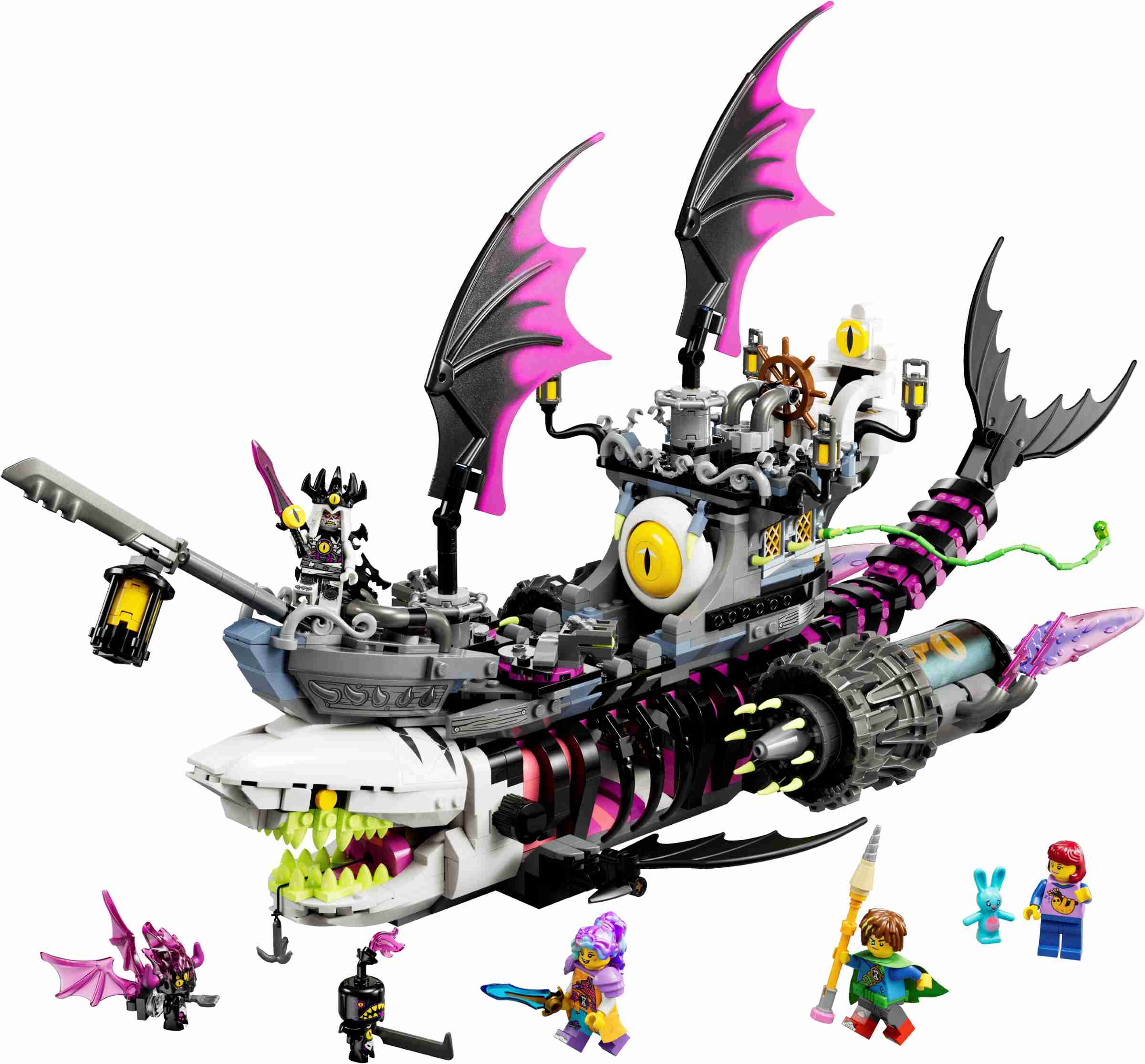 LEGO 71469 DREAMZzz Albtraum-Haischiff, 2 Baumöglichkeiten