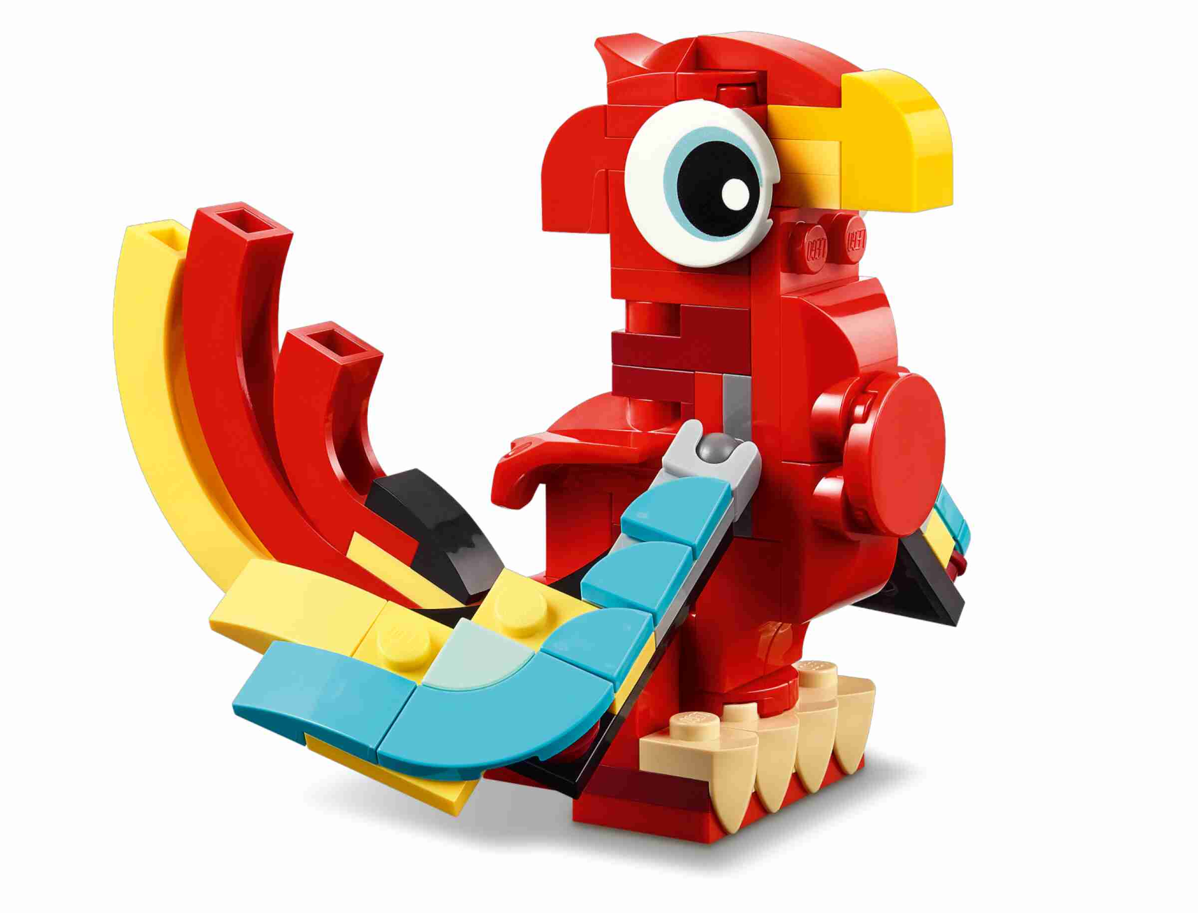 LEGO 31145 Creator 3-in-1 Roter Drache, Phönix oder Spielzeugfisch