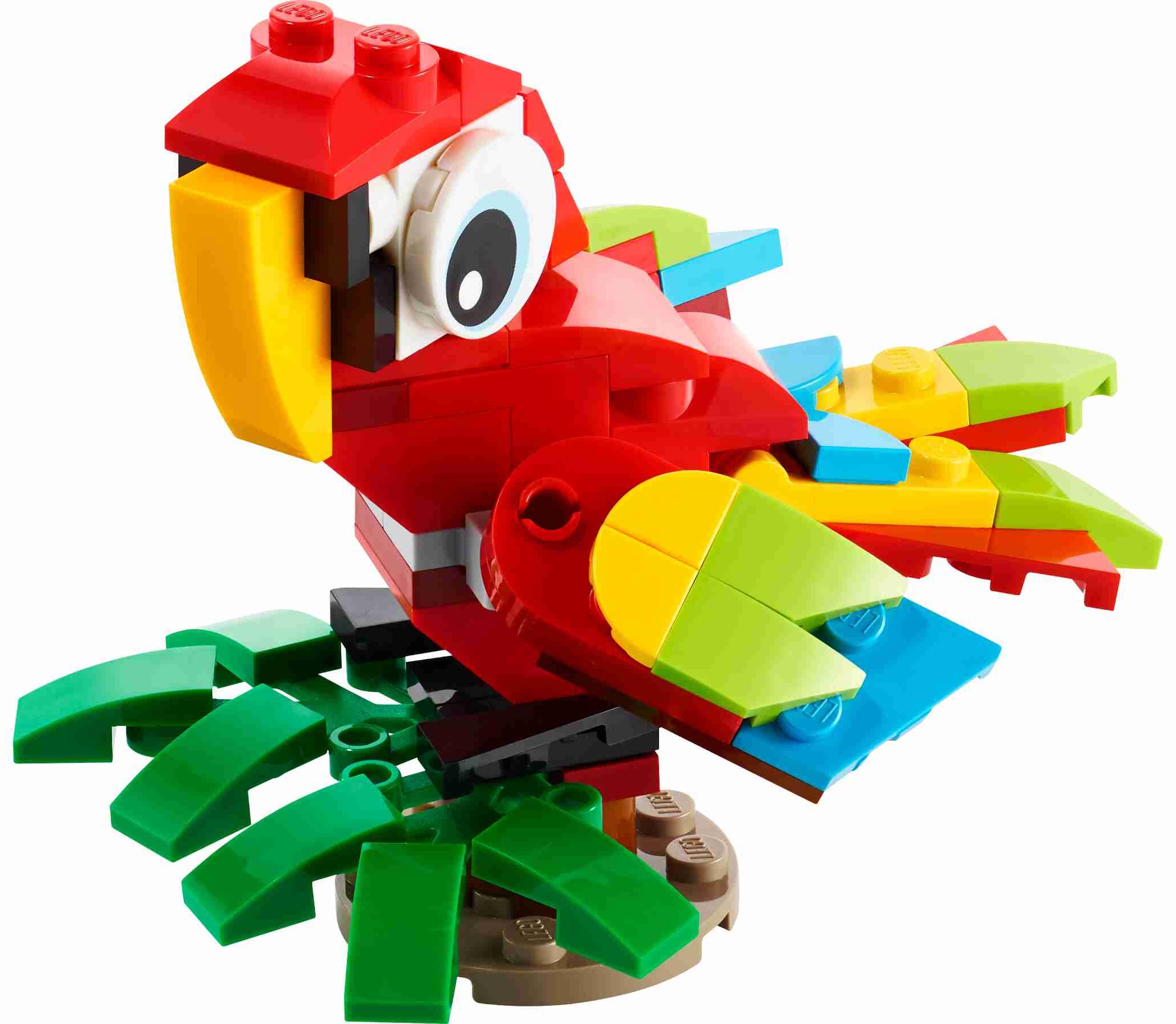 LEGO 30581 Creator 3-in-1 Tropischer Papagei, Fisch oder Schmetterling