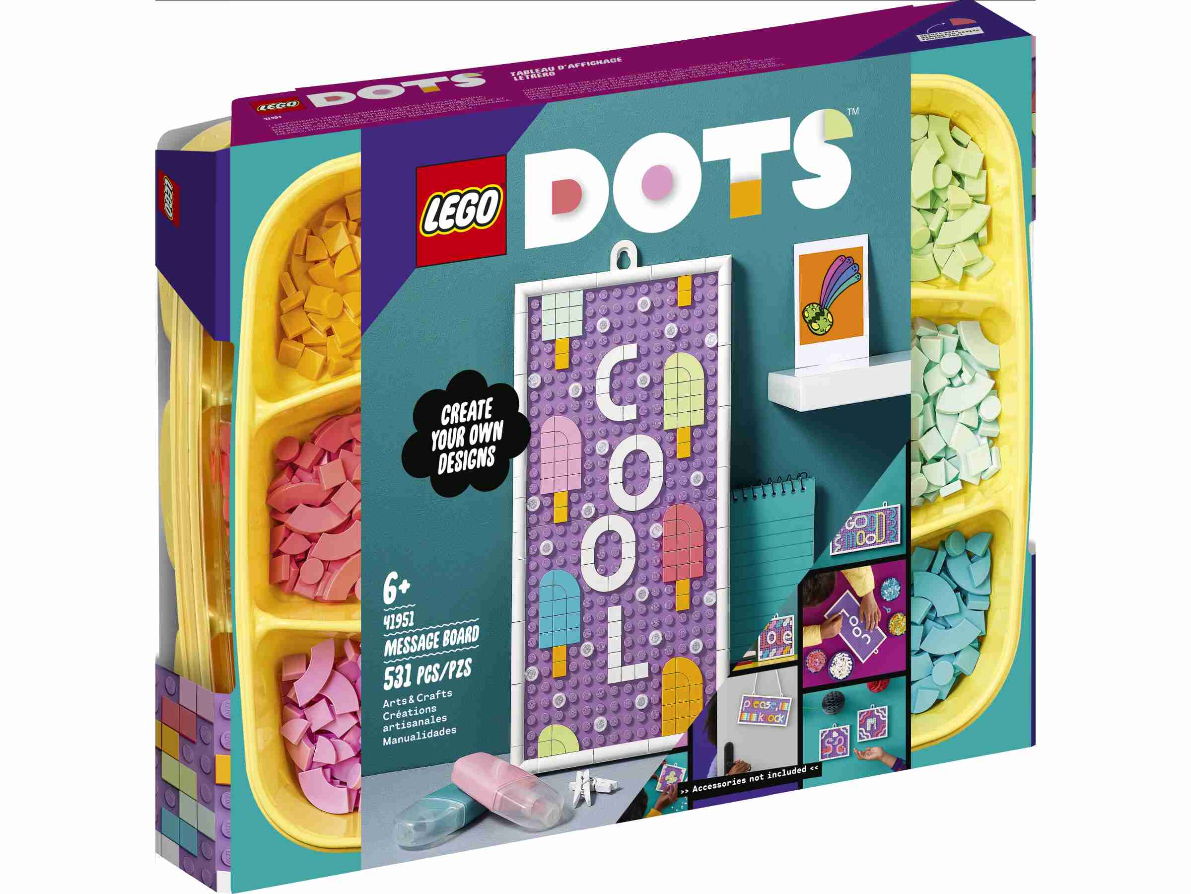 LEGO 41951 DOTS Message Board, Bastelset für Türschild