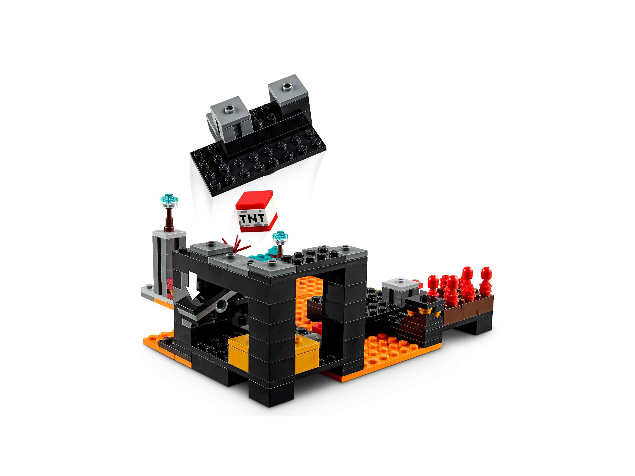 LEGO 21185 Minecraft Die Netherbastion Action-Spielzeug mit Figuren