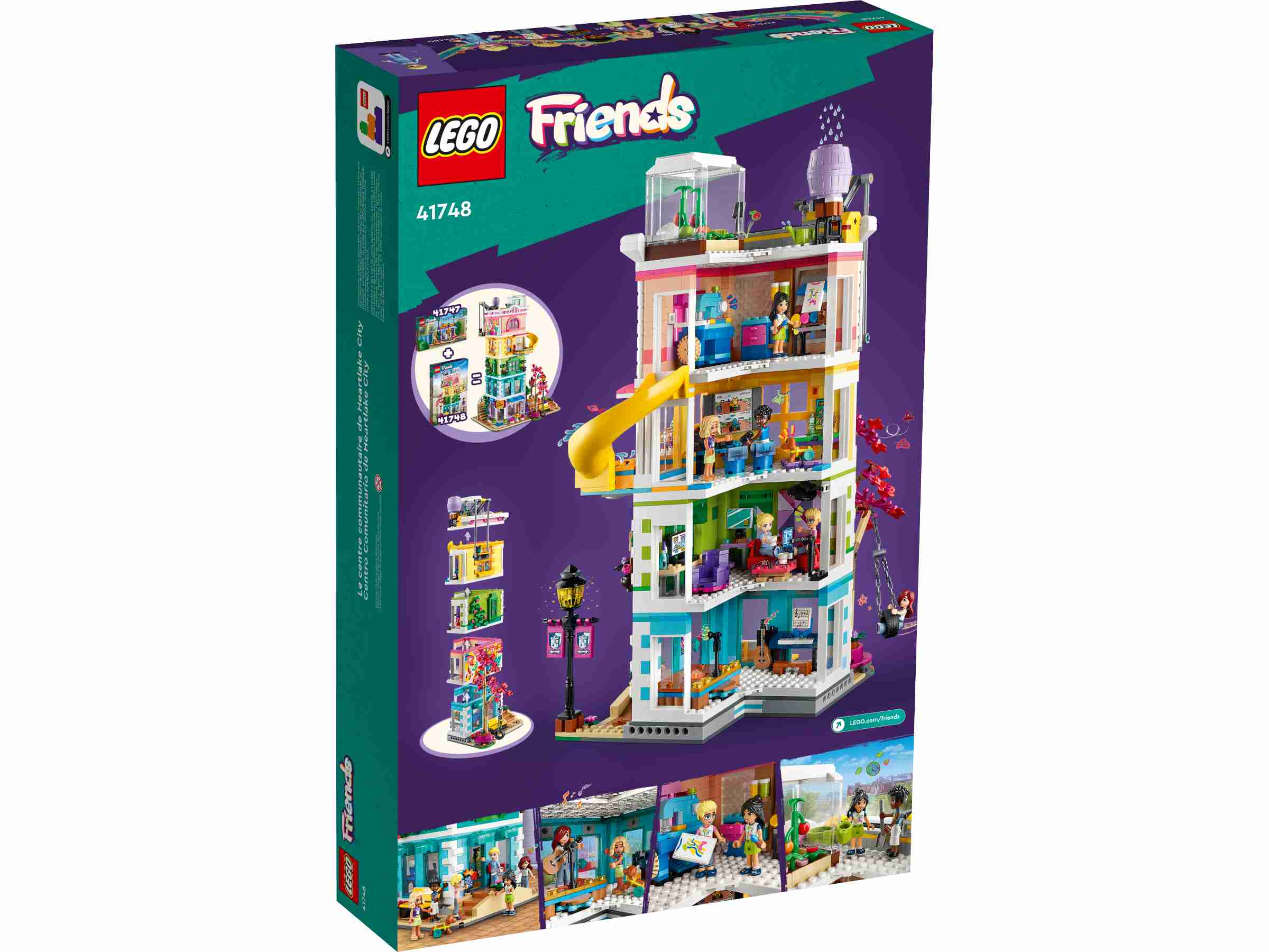 LEGO 41748 Friends Heartlake City Gemeinschaftszentrum, 6 Spielfiguren