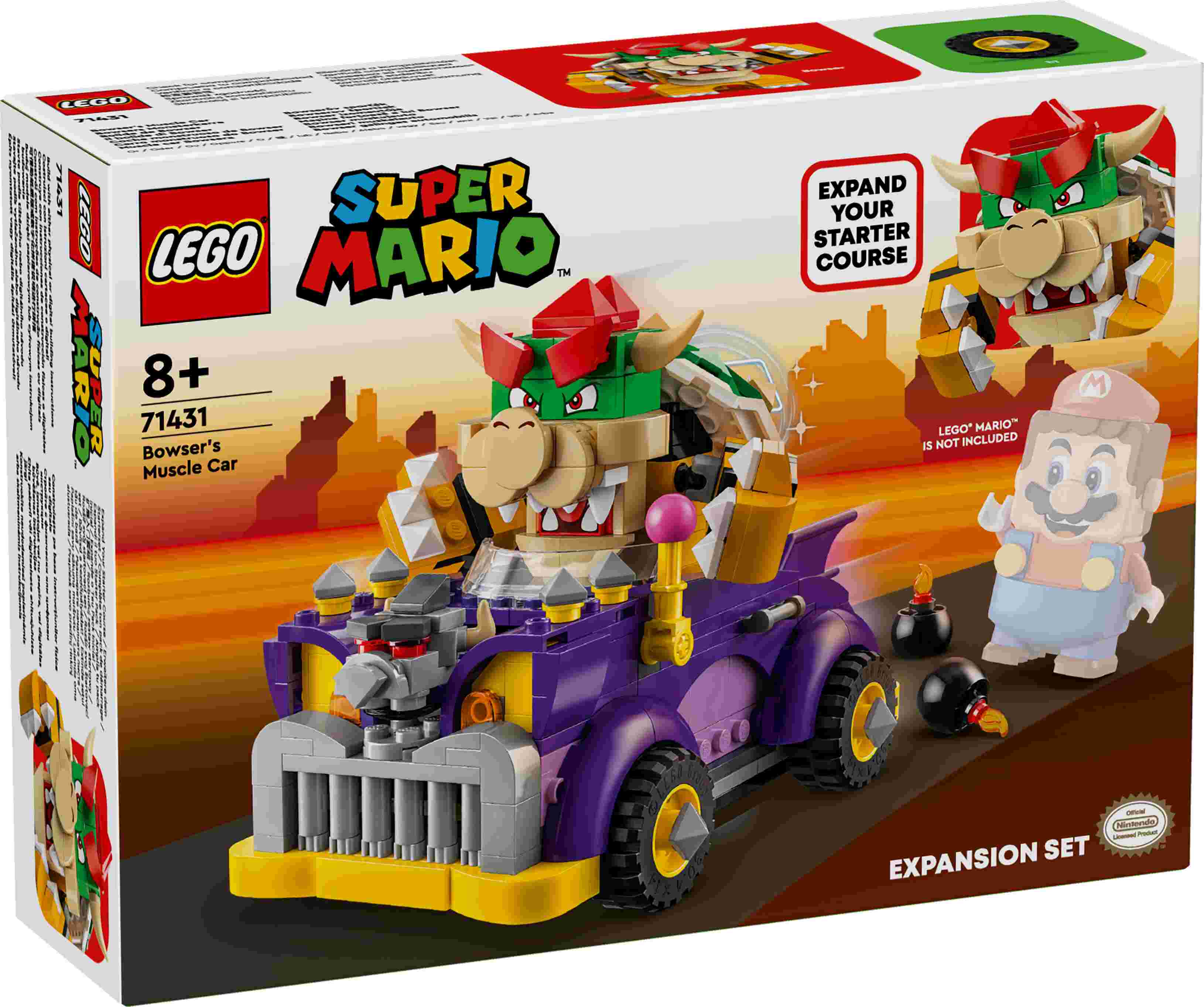 LEGO 71431 Super Mario Bowsers Monsterkarre – Erweiterungsset