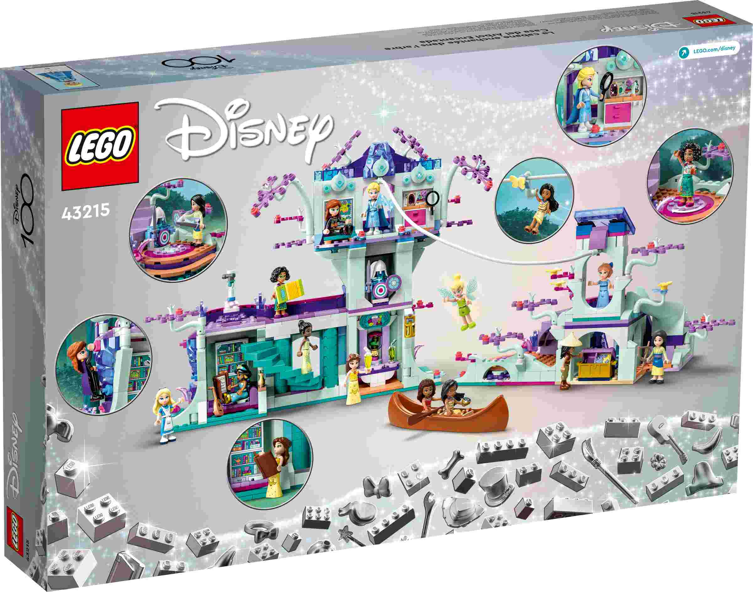 LEGO 43215 Disney Das verzauberte Baumhaus, 13 Disney Heldinnen