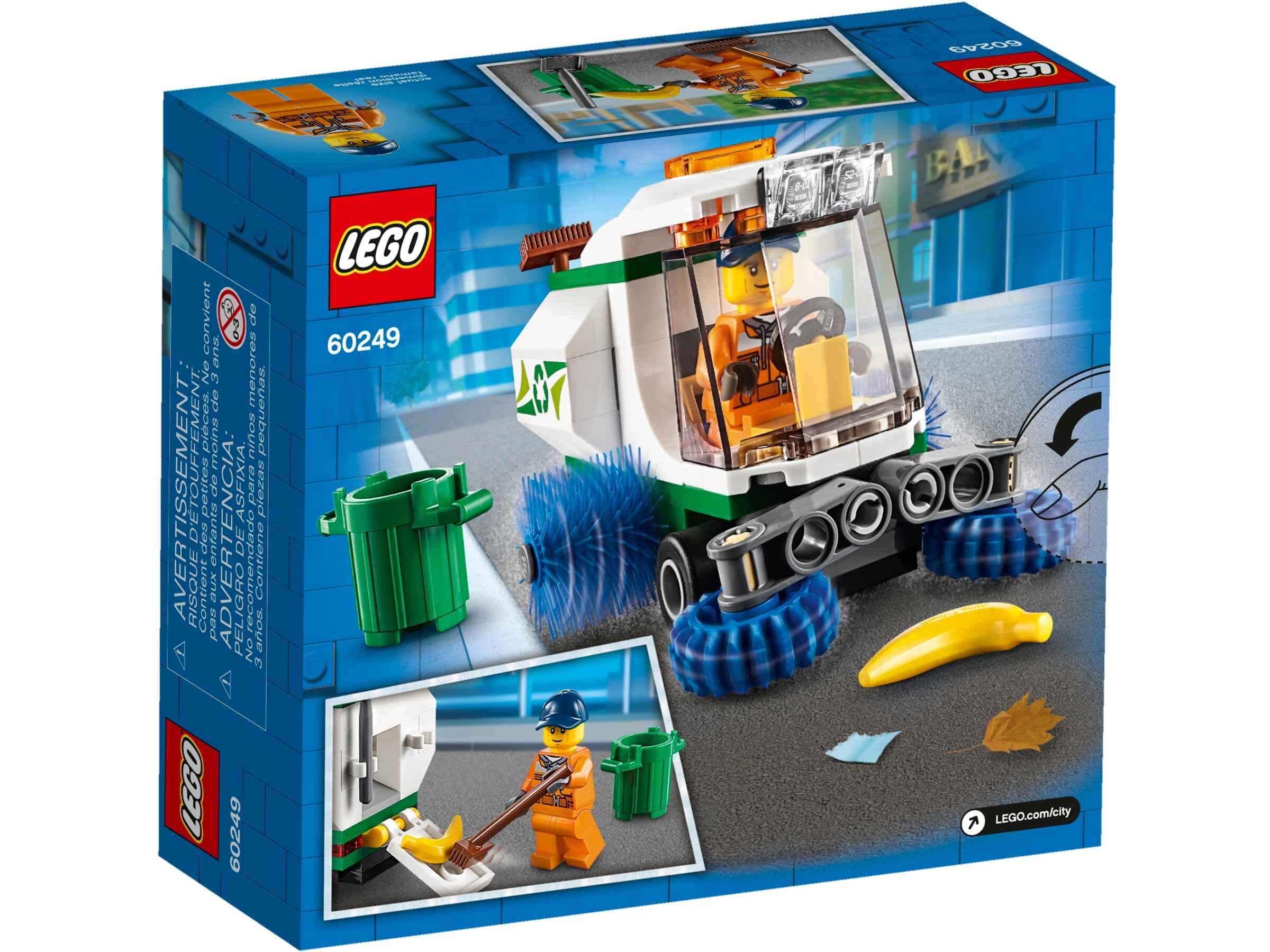 LEGO 60249 City Straßenkehrmaschine mit Fahrer