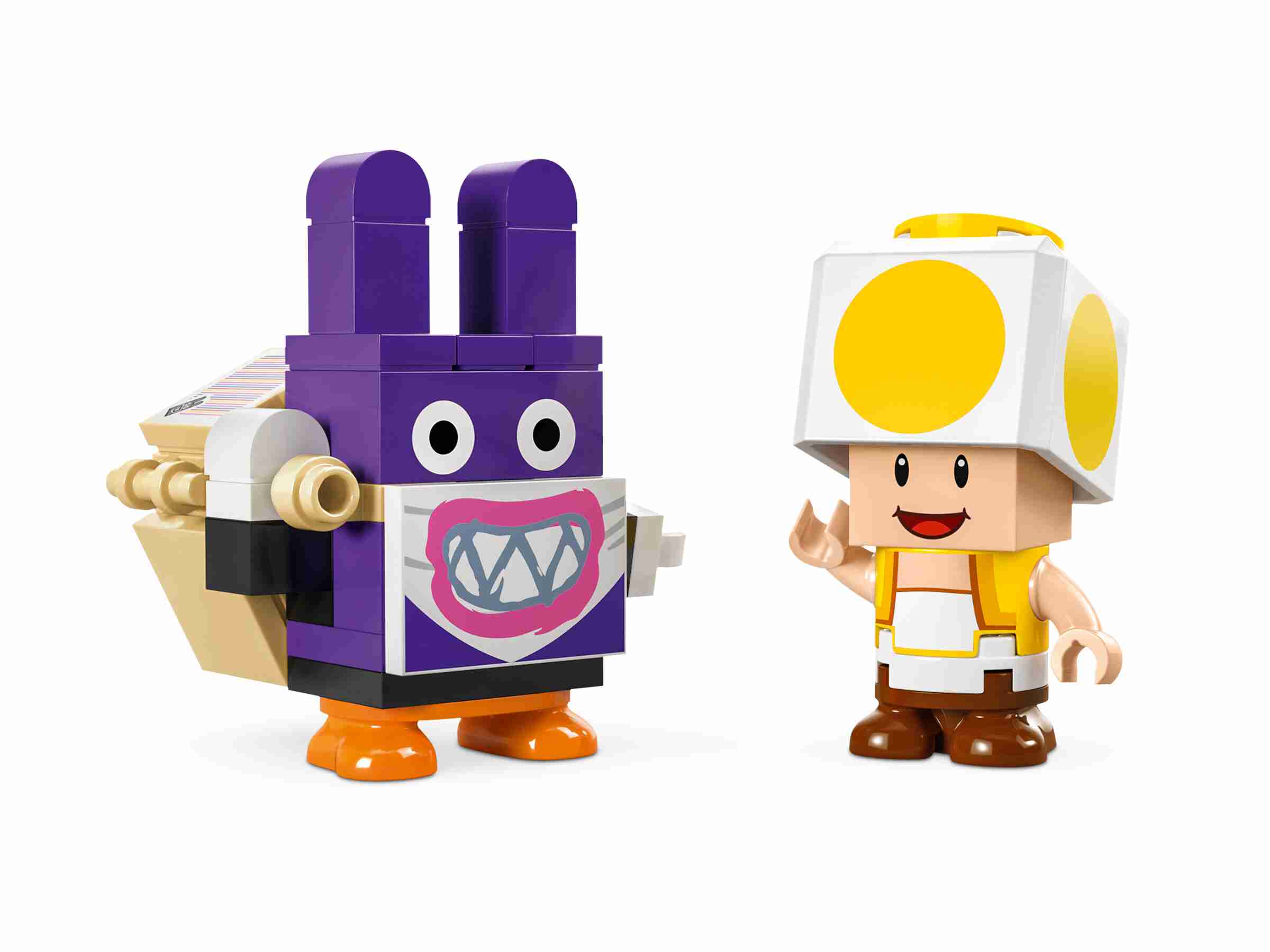 LEGO 71429 Super Mario Mopsie in Toads Laden – Erweiterungsset, gelber Toad