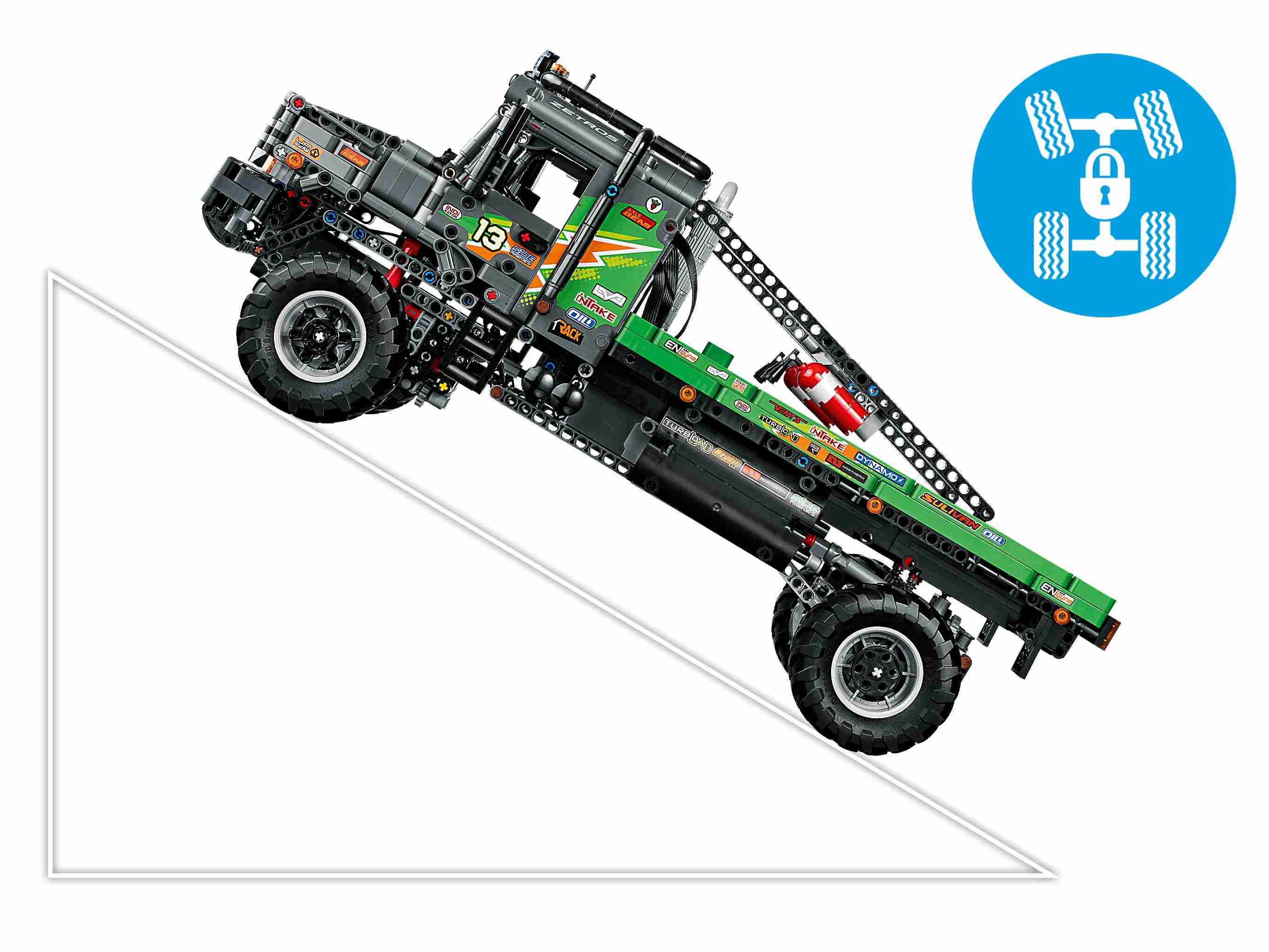 LEGO 42129 Technic 4x4 Mercedes-Benz Zetros Offroad-Truck, CONTROL+ appgesteuert