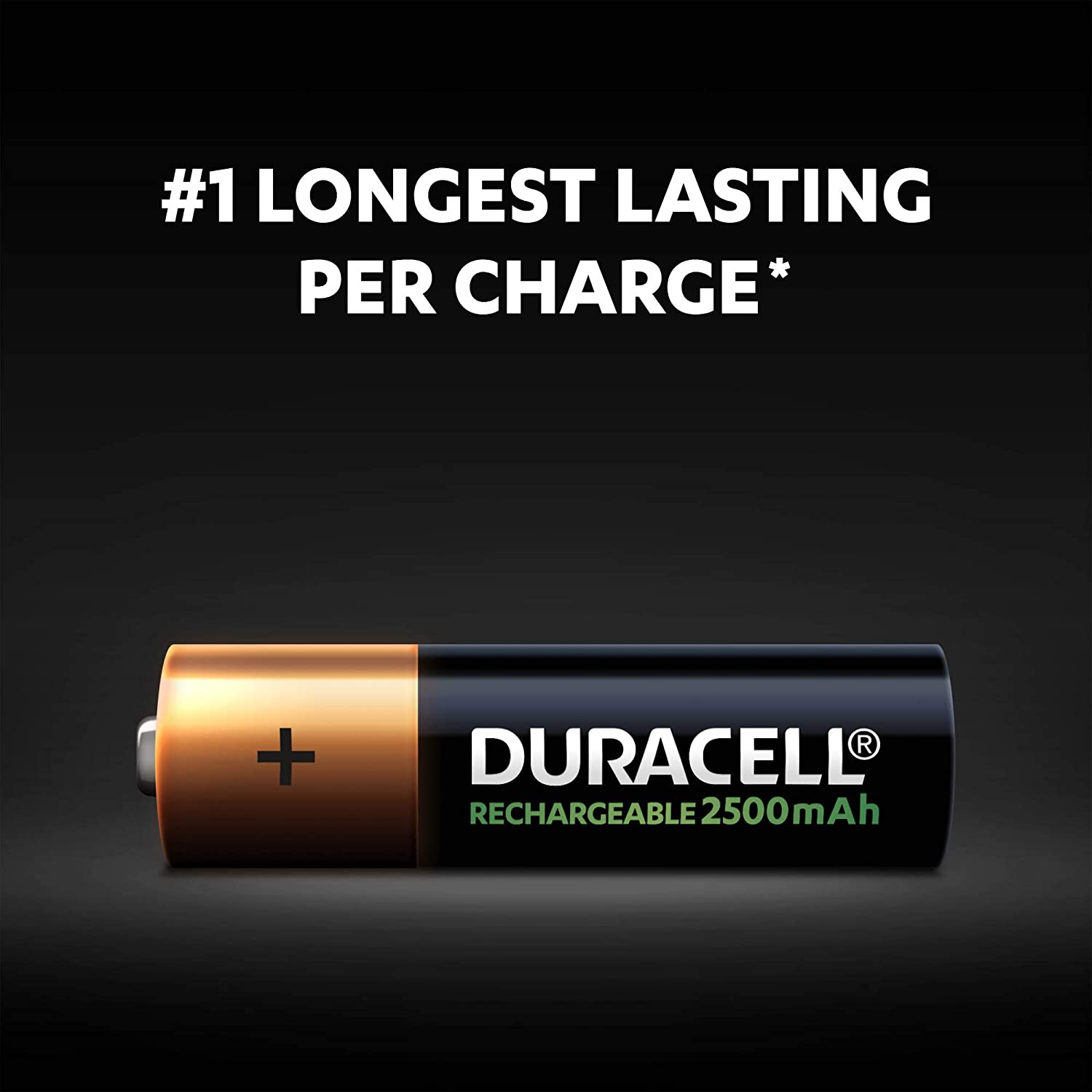 Duracell Ultra AA Mignon HR6, 1.5V Akku Batterie, 2500mAh, 2er-Pack