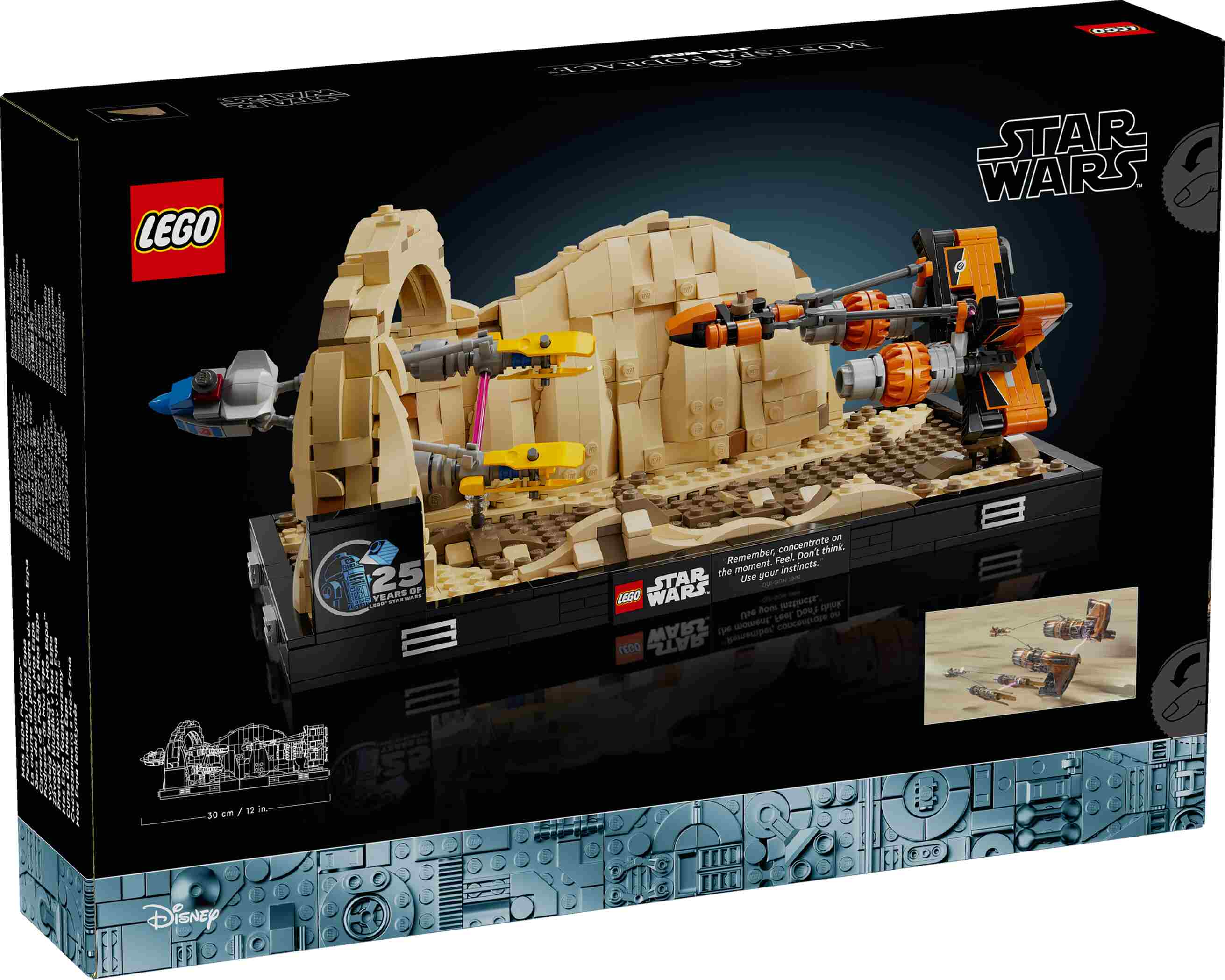 LEGO 75380 Star Wars Podrennen in Mos Espa – Diorama, Jubiläumsset
