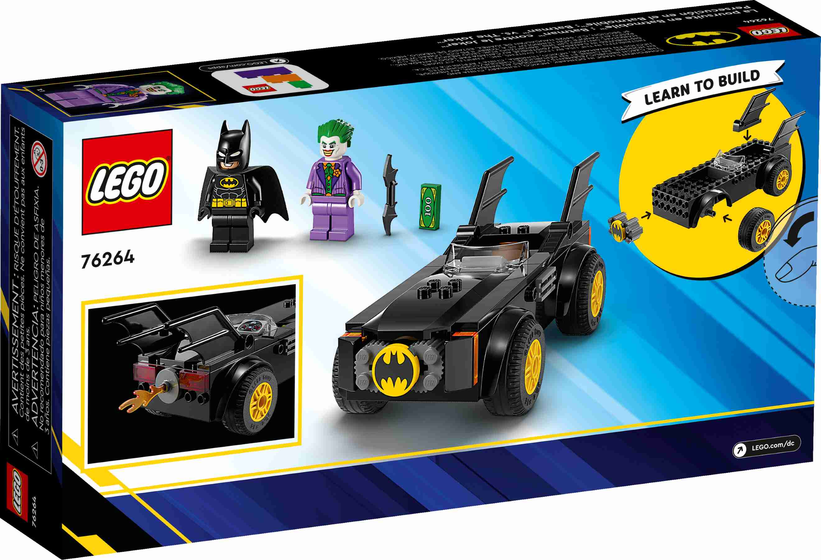 LEGO 76264 DC Verfolgungsjagd im Batmobile: Batman vs. Joker