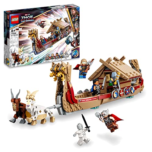 LEGO 76208 Marvel Das Ziegenboot Spielzeug-Schiff aus Thor: Love & Thunder