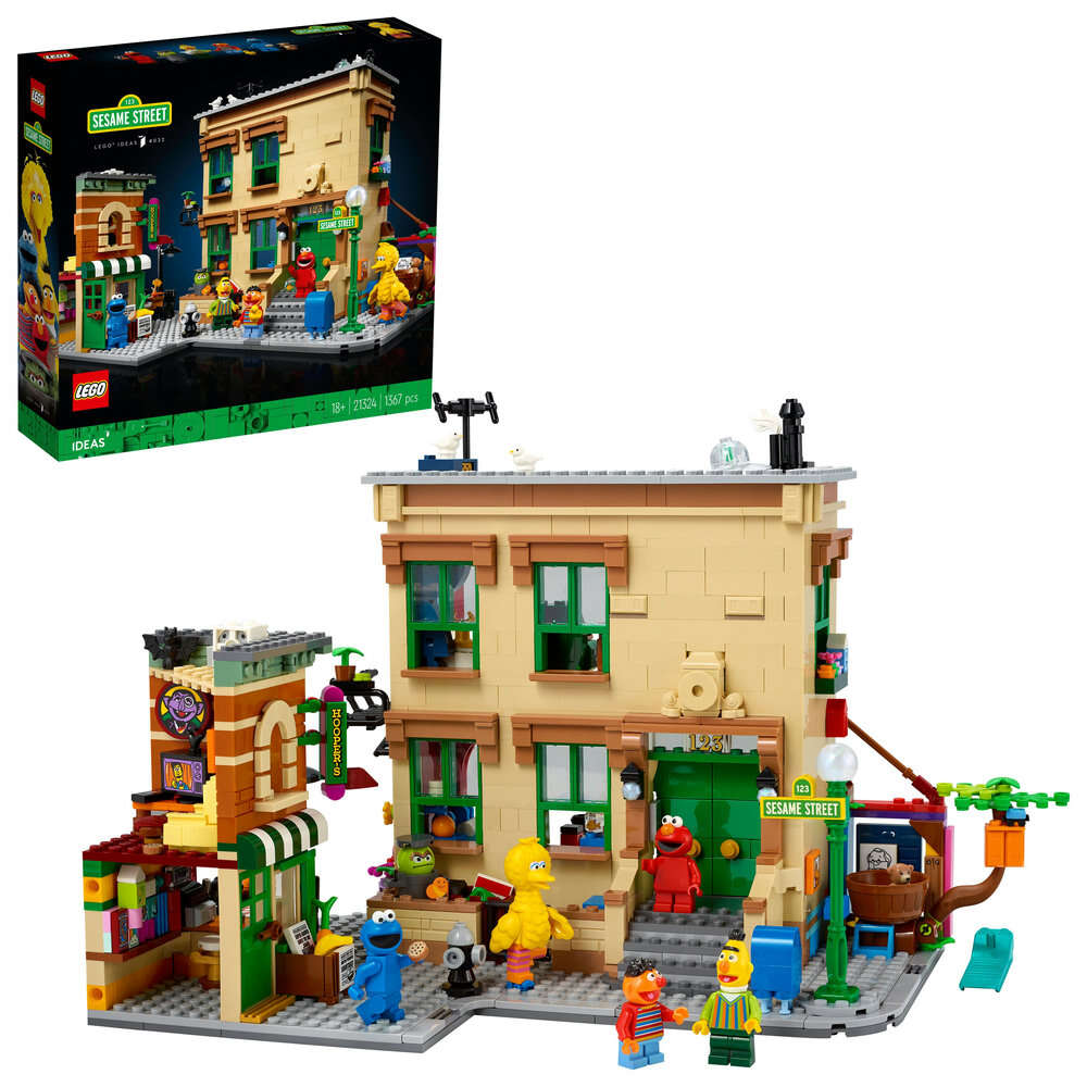 LEGO 21324 Ideas123 Sesamstraße, Hooper‘s Store, 6 Minifiguren