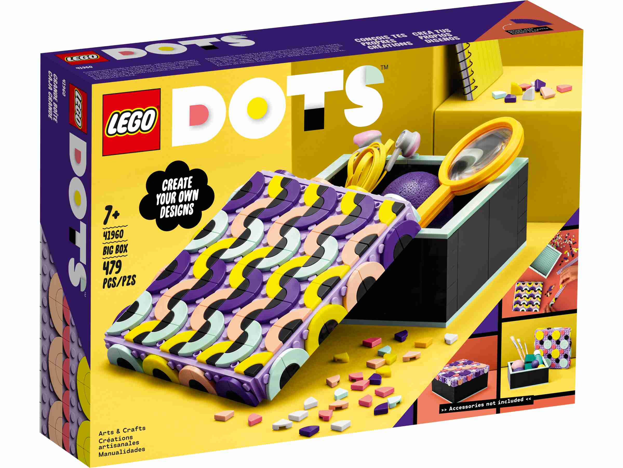 LEGO 41960 DOTS Große Box, Bastelset für Schmuckkästchen