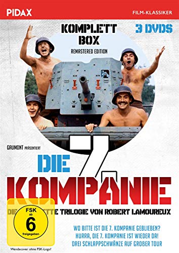 Die 7. Kompanie-Komplettbox, 3-teilige Kult-Spielfilmreihe,Pidax Film-Klassiker