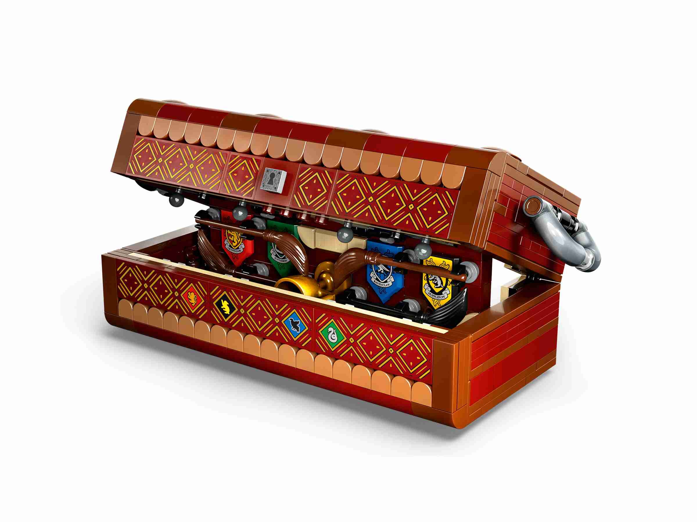 LEGO 76416 Harry Potter Quidditch Koffer, 4 Minifiguren, 10 Köpfe, 10 Haarteile