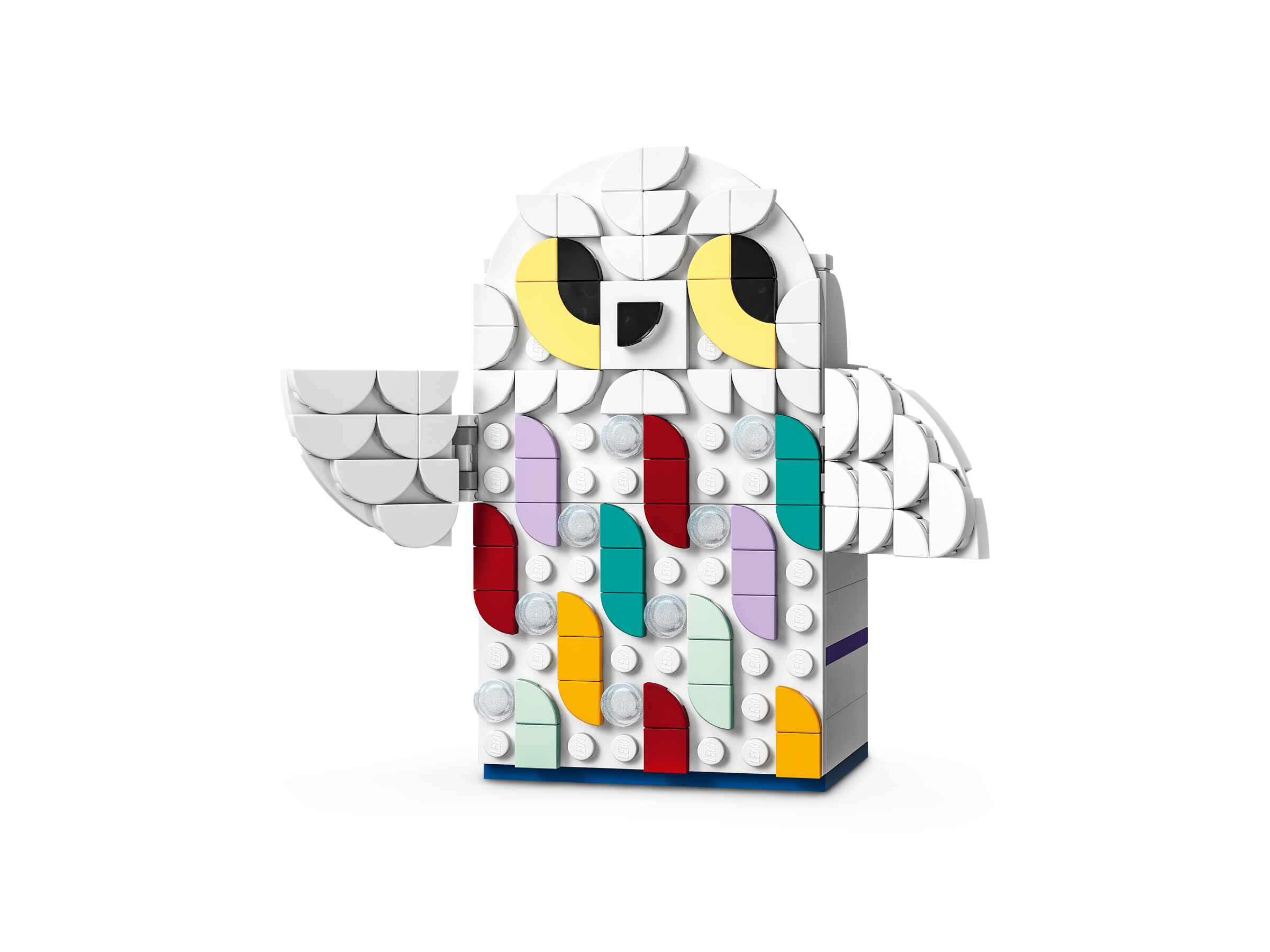 LEGO 41809 DOTS Hedwig Stiftehalter, bewegliche Flügel, Notizhalter