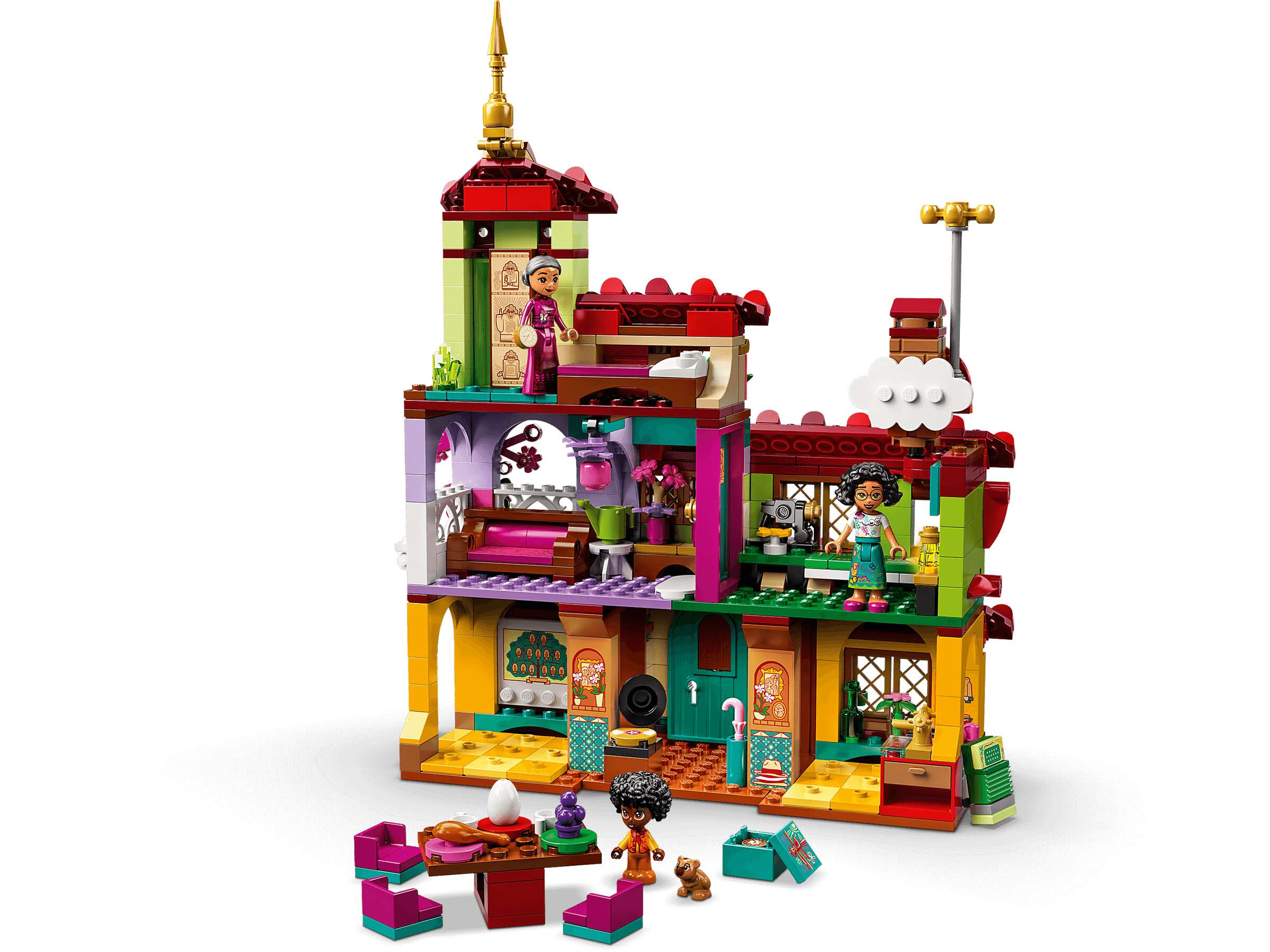 LEGO 43202 Disney Das Haus der Madrigals, Puppenhaus aus Disneys Encanto
