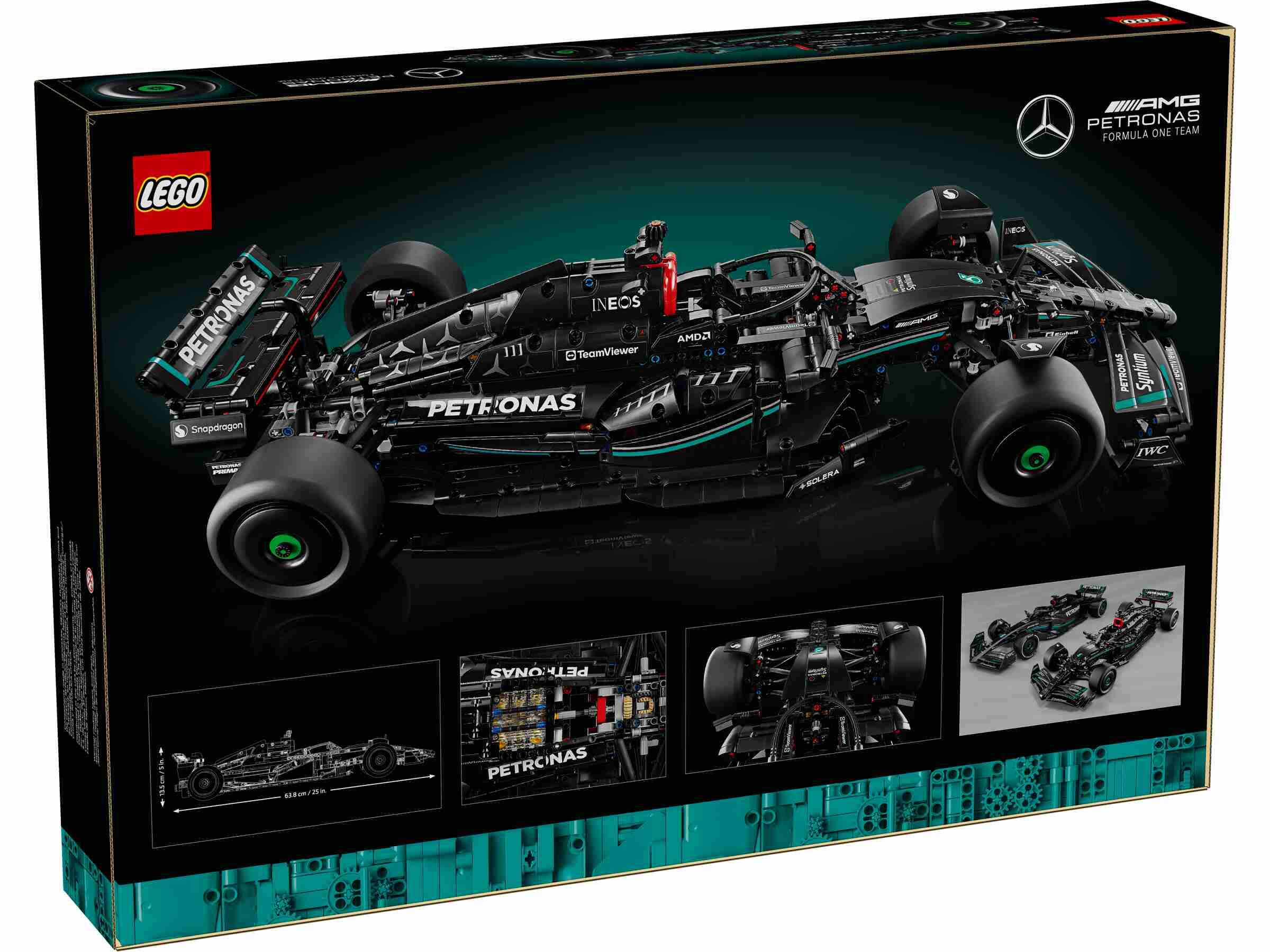LEGO 42171 Technic Mercedes-AMG F1 W14 E Performance, Lenkung, V6-Motor