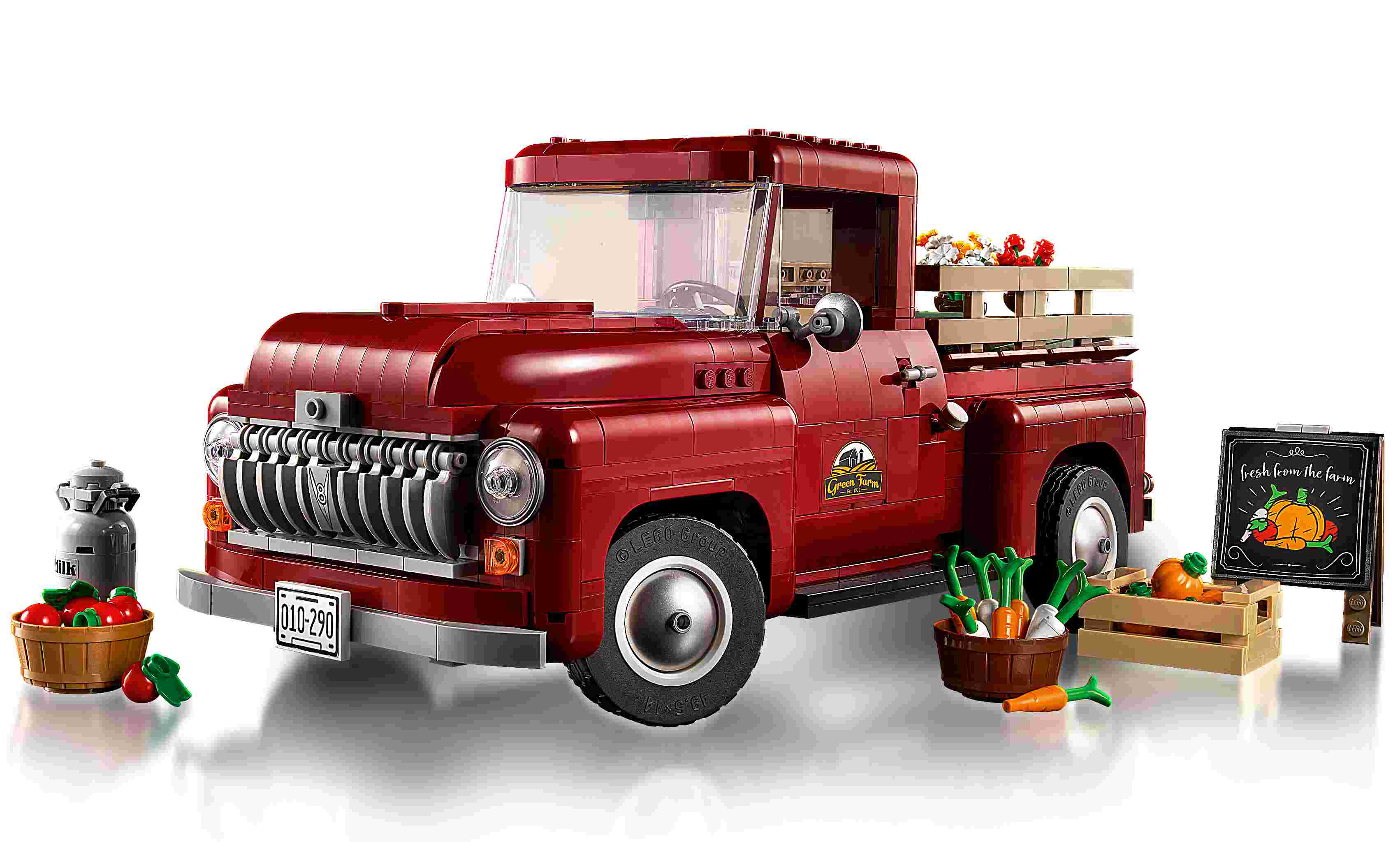 LEGO 10290 Icons Pickup, Sammlermodell, authentische Pickup-Merkmale