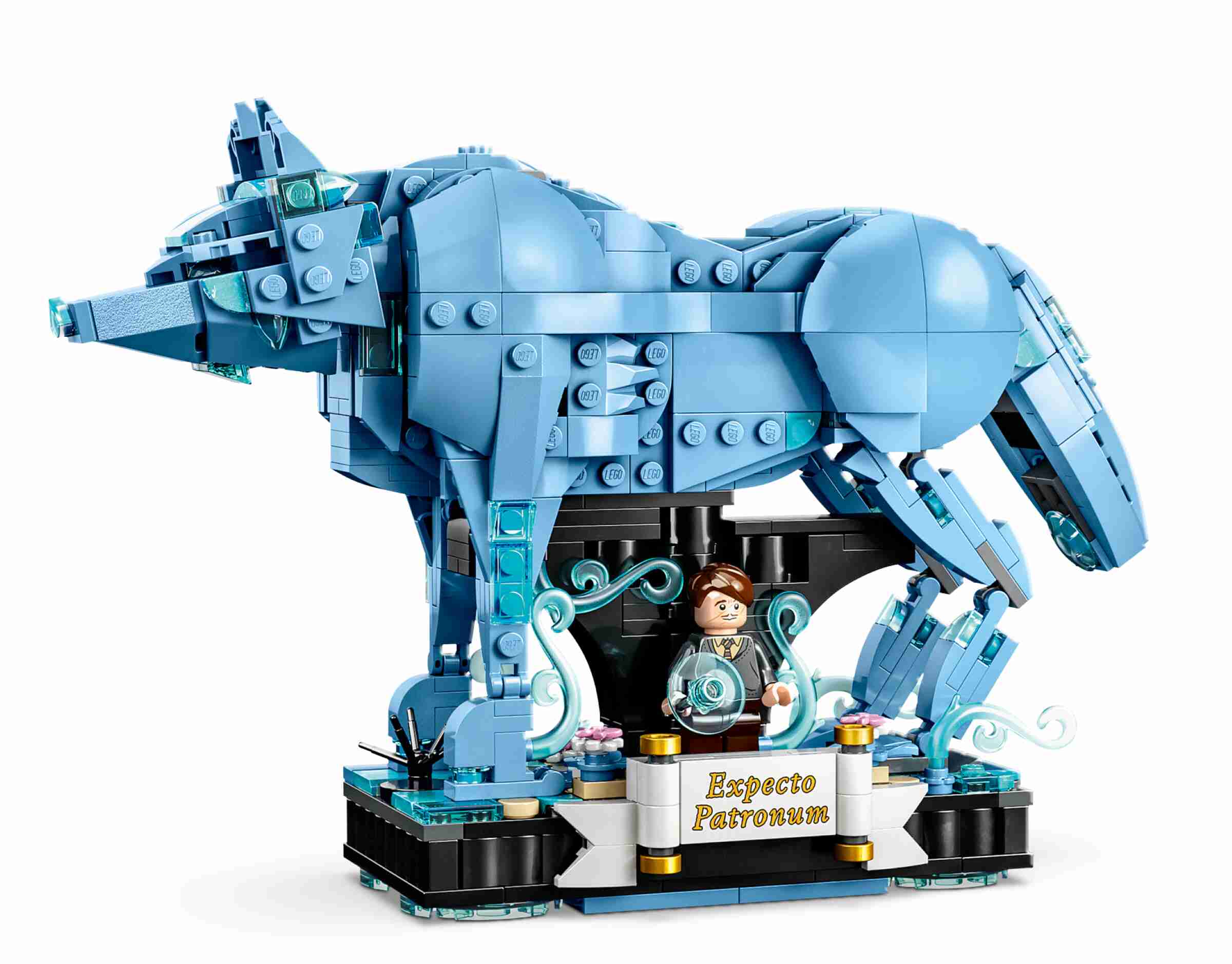 LEGO 76414 Harry Potter Expecto Patronum, 2-in-1 Set, Hirsch oder Wolf