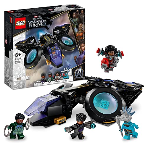 LEGO 76211 Marvel Shuris Sonnenvogel, Black Panther, Luftschiff, Wakanda Forever