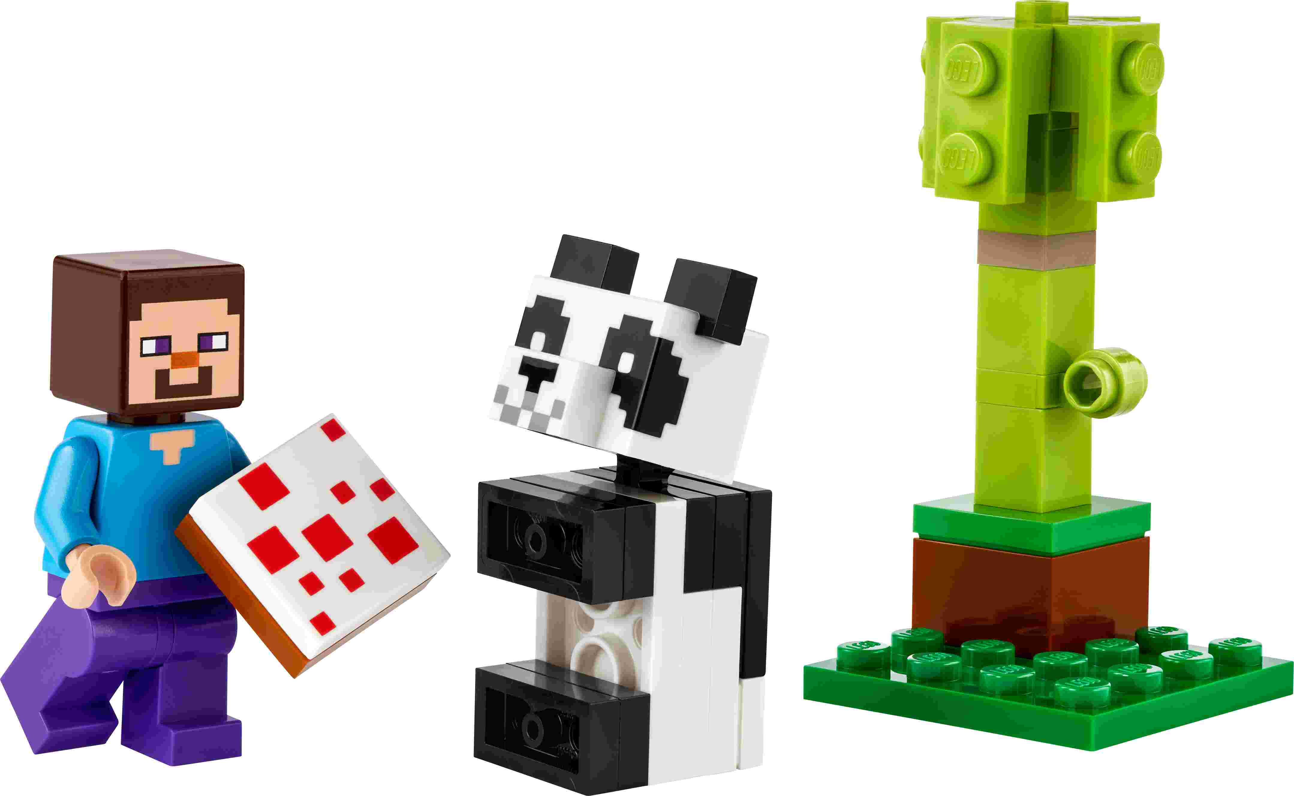 LEGO 30672 Minecraft Steve mit Baby-Panda