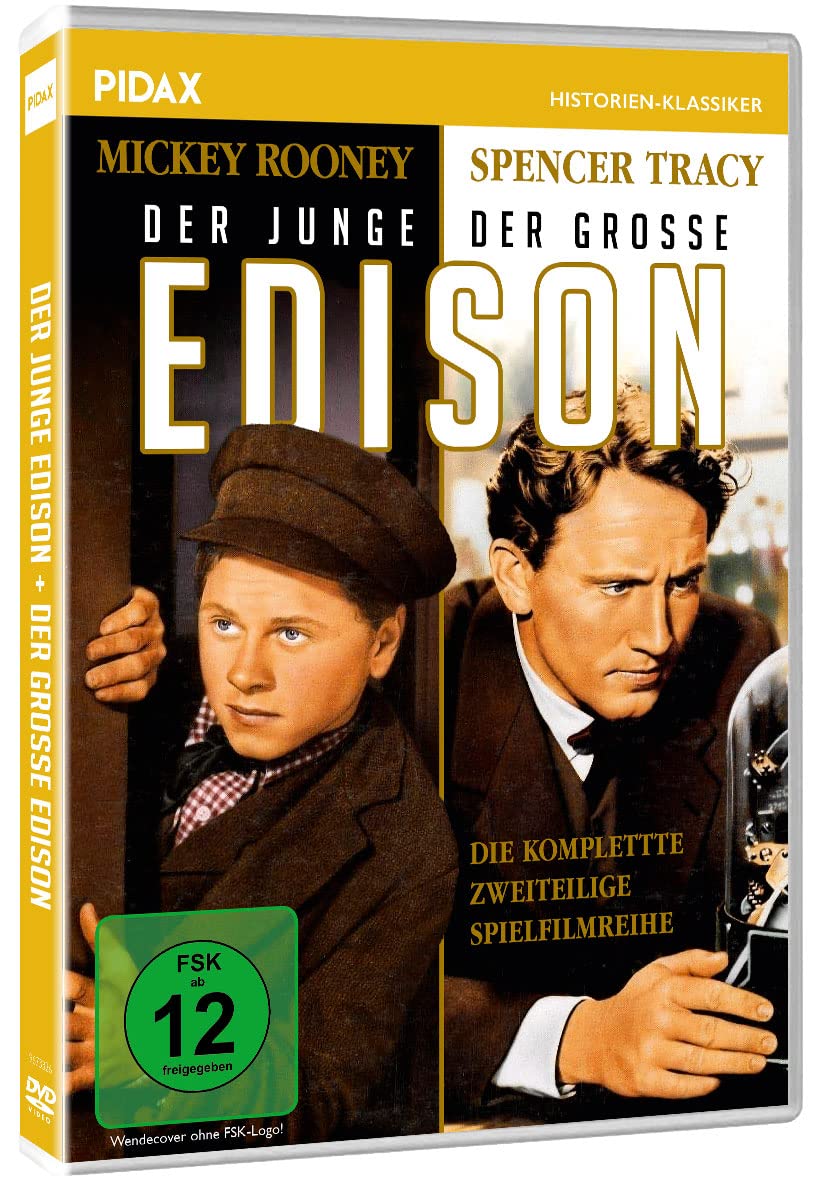 Der junge Edison + Der große Edison / Die komplette 2-teilige Spielfilmreihe
