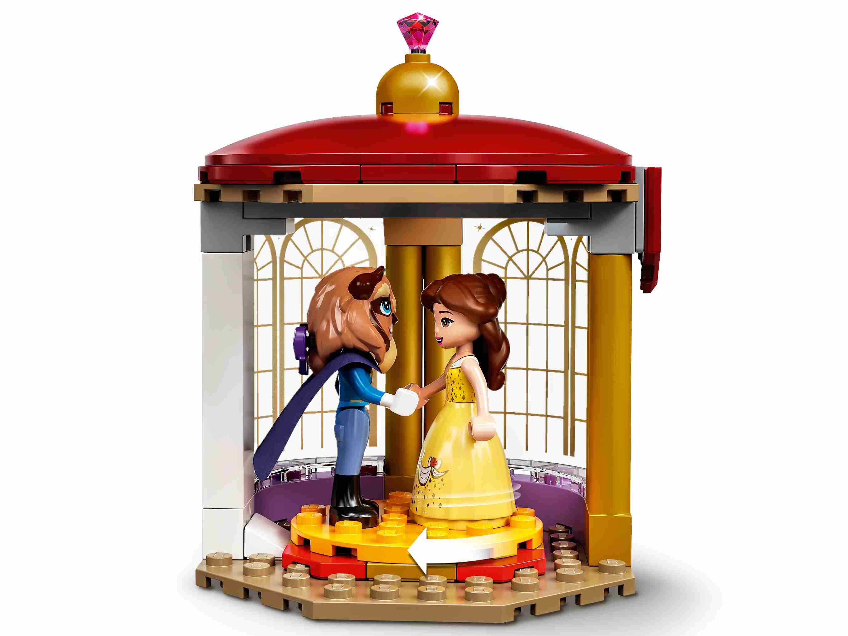 LEGO 43196 Disney Princess Belles Schloss, Schöne und das Biest
