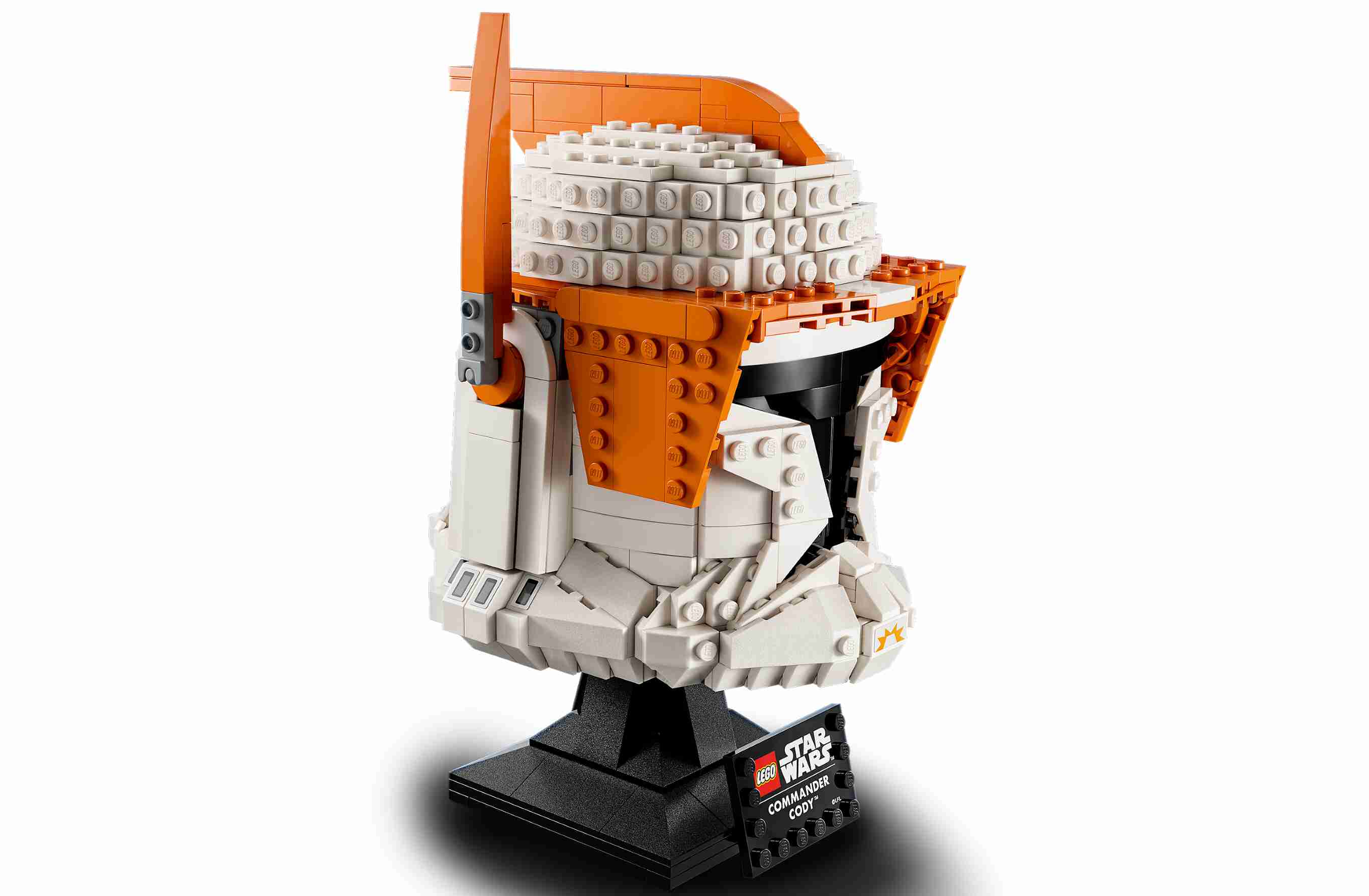 LEGO 75350 Star Wars Clone Commander Cody Helm, Ständer, Namensschild