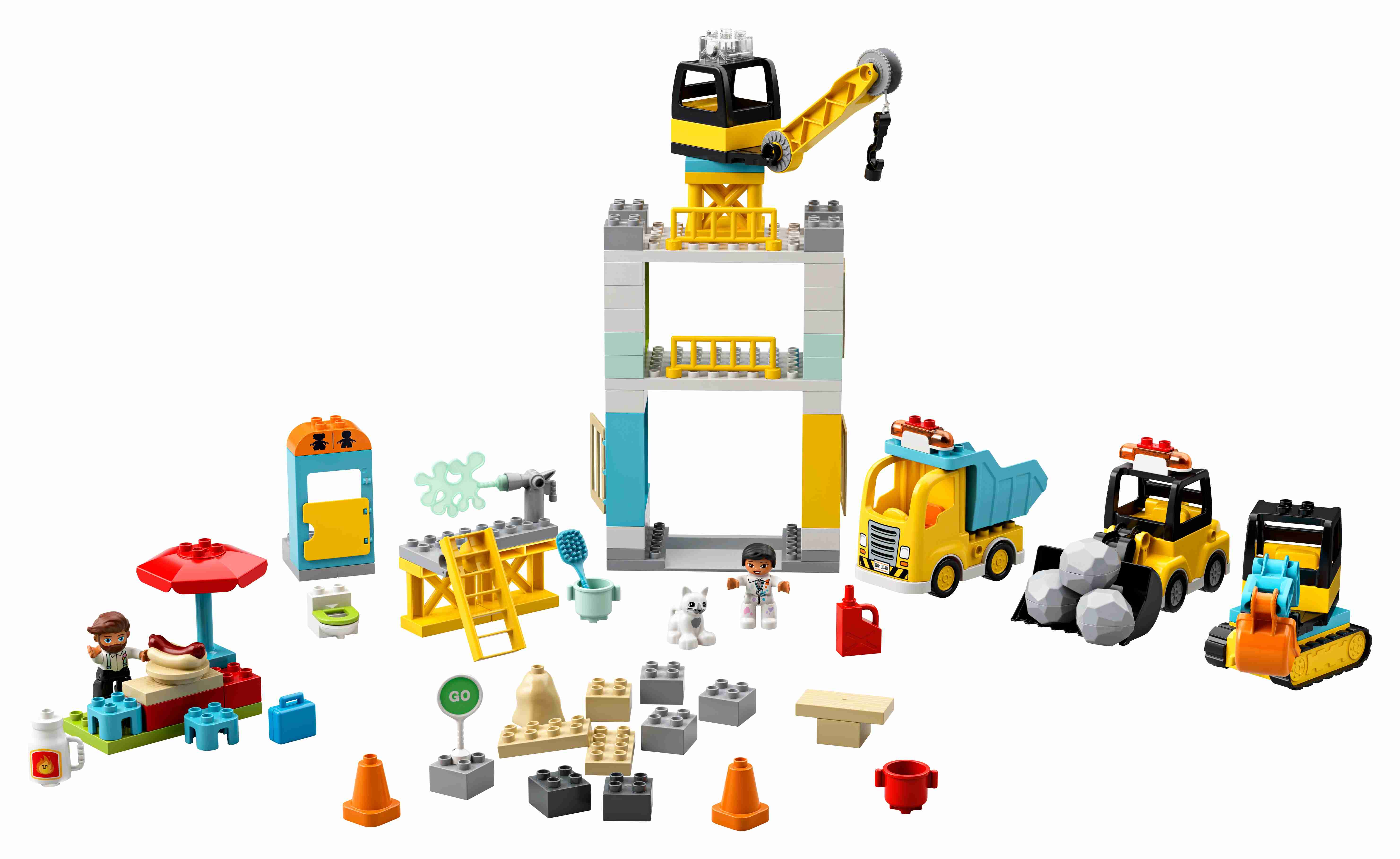 LEGO 10933 DUPLO Große Baustelle mit Licht und Ton
