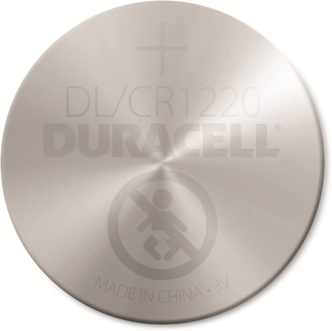 Duracell 5000394030305 DL1220 3V Lithium Knopfzellenbatterie 1-er Pack metallic