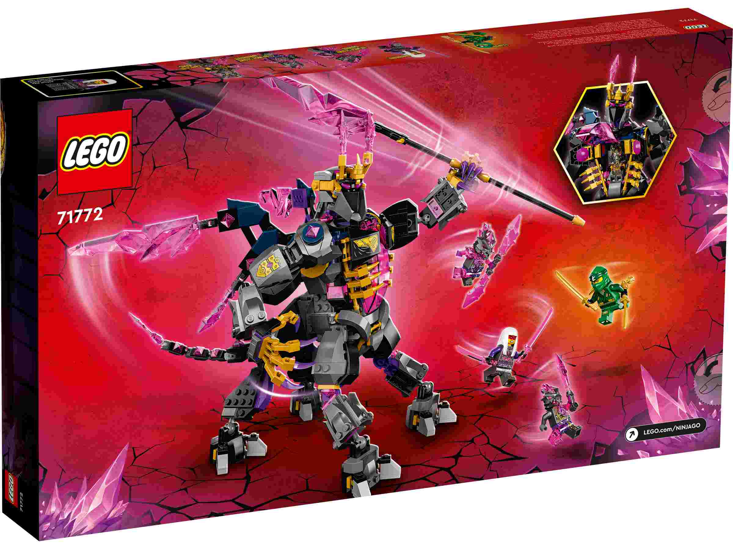 LEGO 71772 NINJAGO Der Kristallkönig mit 5 Minifiguren, Lloyd