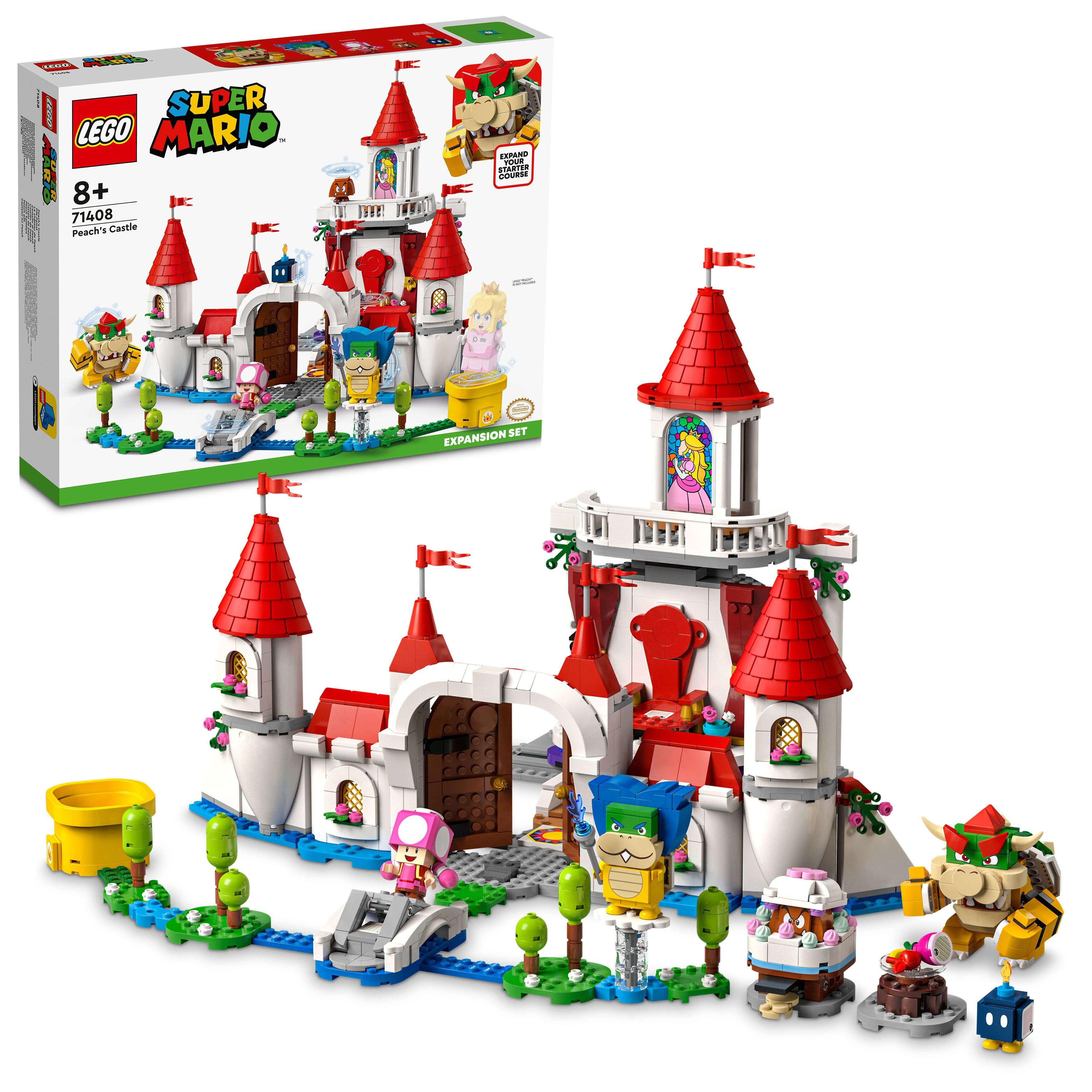 LEGO 71408 Super Mario Pilz-Palast – Erweiterungsset, 5 Spielzeugfiguren