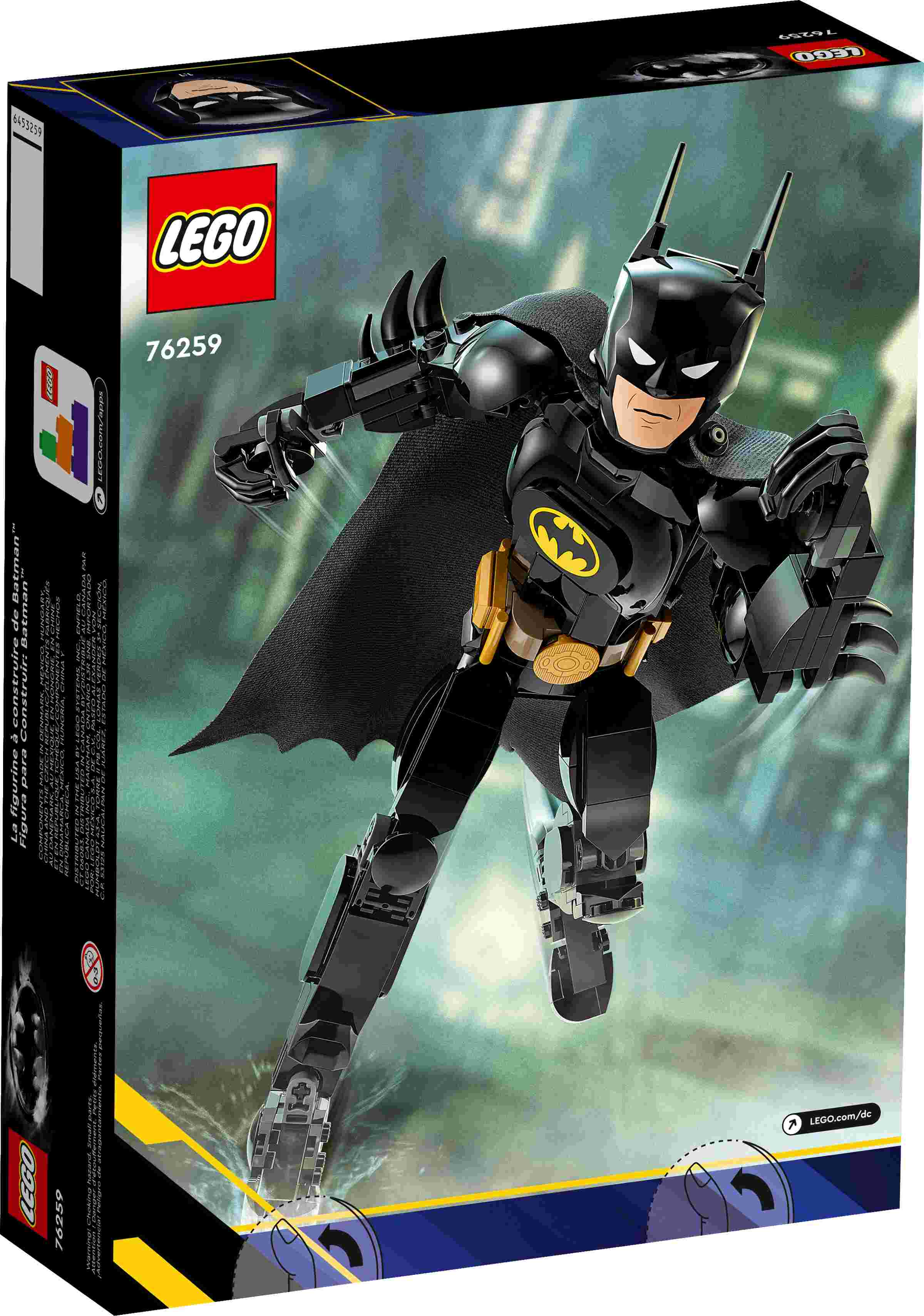 LEGO 76259 DC Batman Baufigur, voll beweglich, Film von 1989
