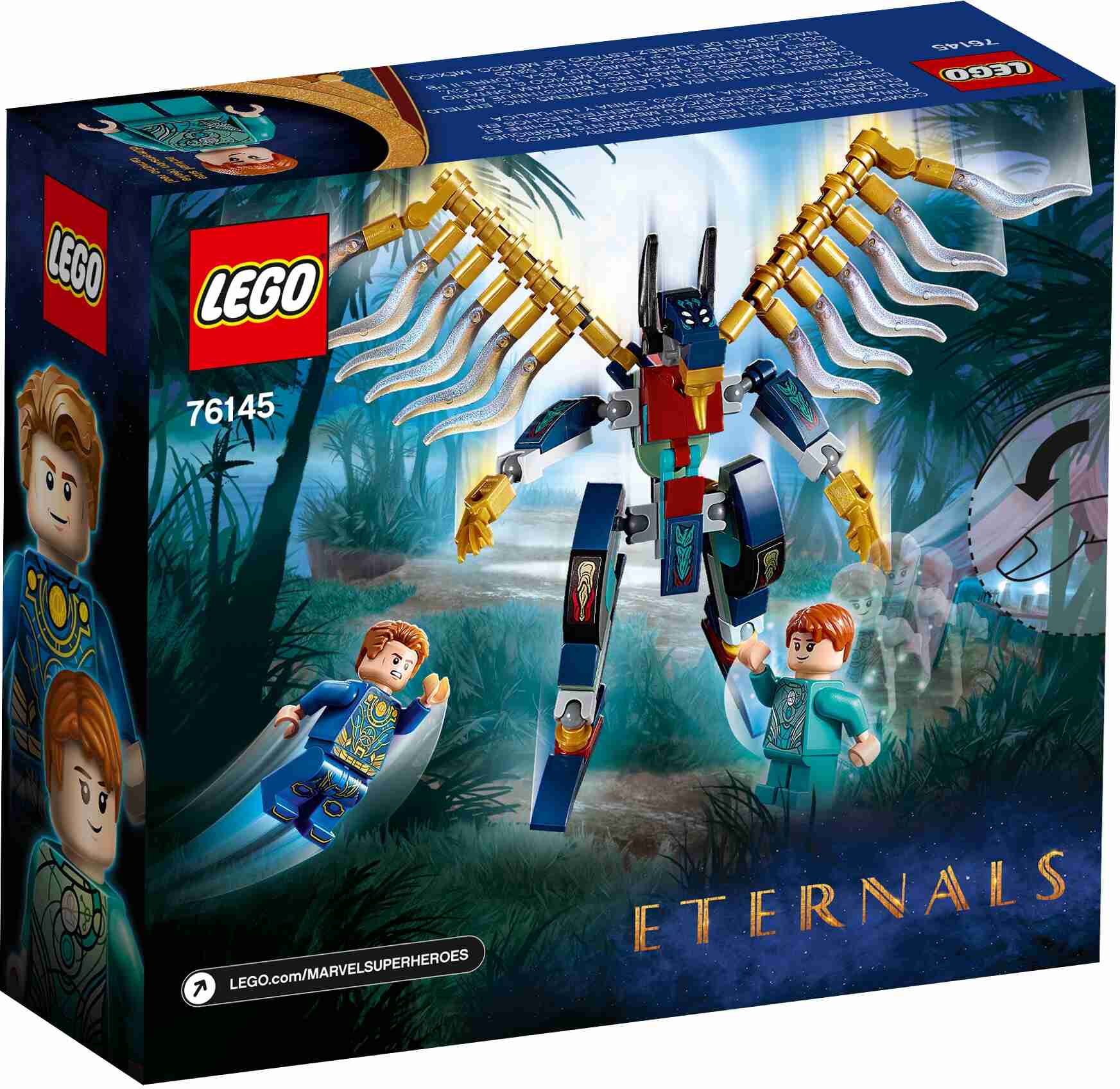 LEGO 76145 Marvel Luftangriff Der Eternals, mit Deviant-Actionfiguren