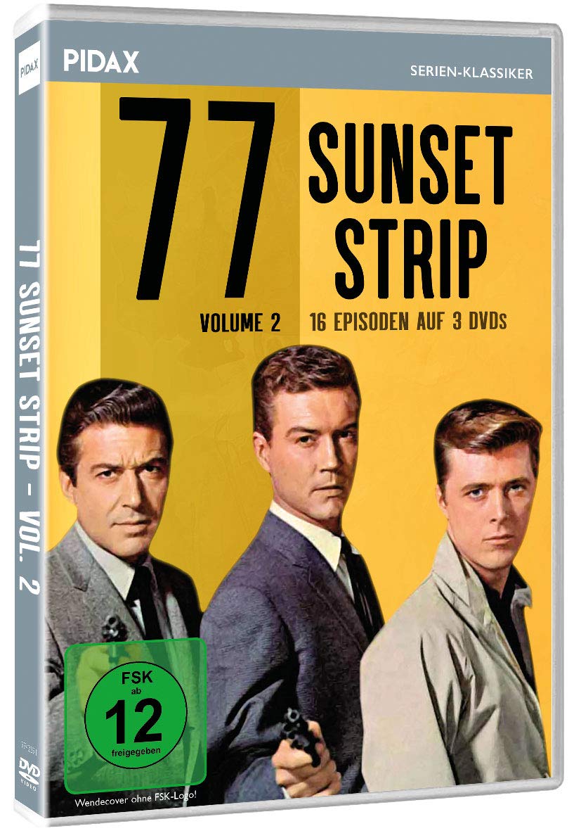 77 Sunset Strip - Vol. 2, 16 Folgen auf 3 Discs