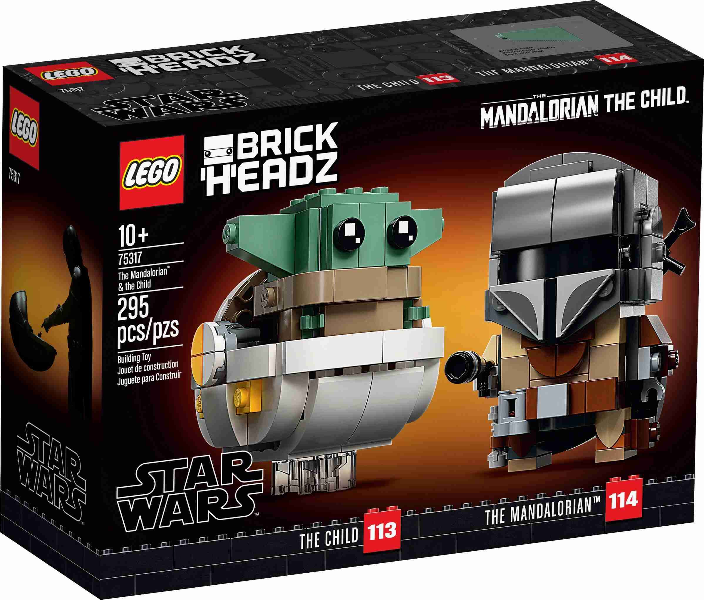 LEGO 75317 BrickHeadz Star Wars Der Mandalorianer und das Kind