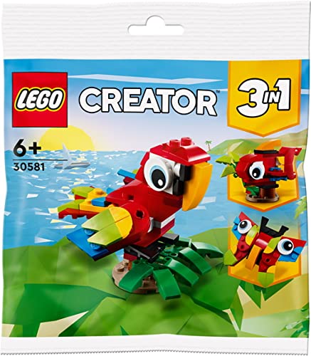LEGO 30581 Creator 3-in-1 Tropischer Papagei, Fisch oder Schmetterling